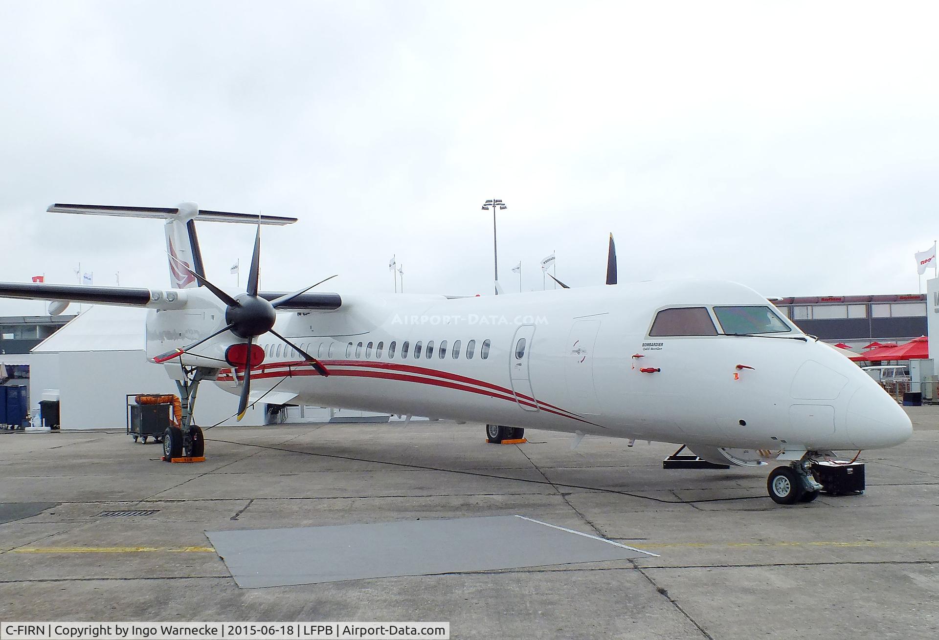C-FIRN, 2015 De Havilland Canada DHC-8-402Q Dash 8 C/N 4497, De Havilland Canada DHC-8-402Q (Dash 8) at the Aerosalon 2015, Paris