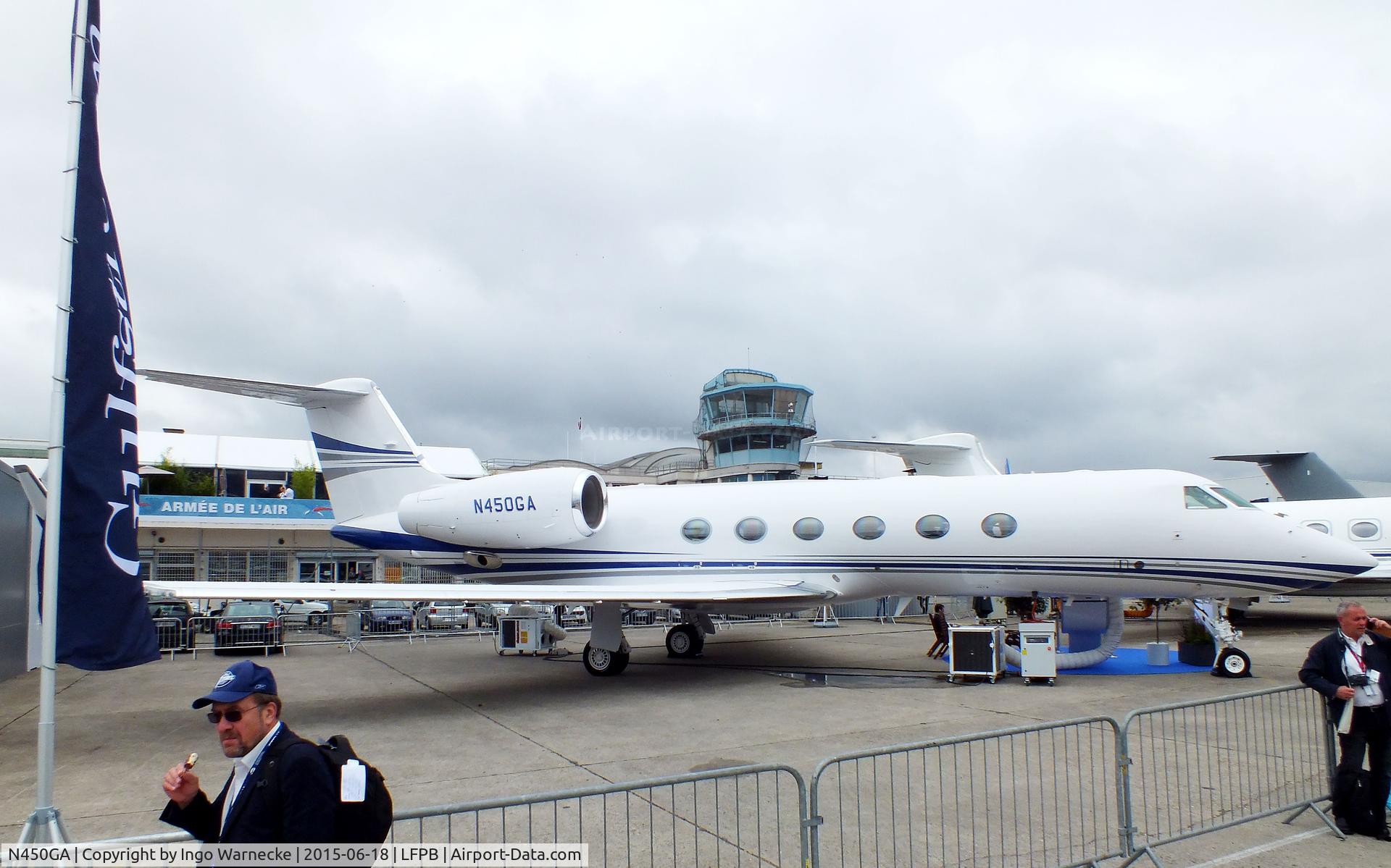N450GA, 2015 Gulfstream Aerospace GIV-X (G450) C/N 4331, Gulfstream G IV-X (G450) at the Aerosalon 2015, Paris