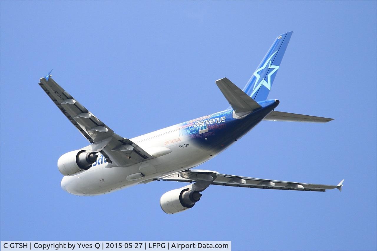 C-GTSH, 1991 Airbus A310-308 C/N 599, Airbus A310-308, Take off Rwy 27L, Roissy Charles De Gaulle Airport (LFPG-CDG)