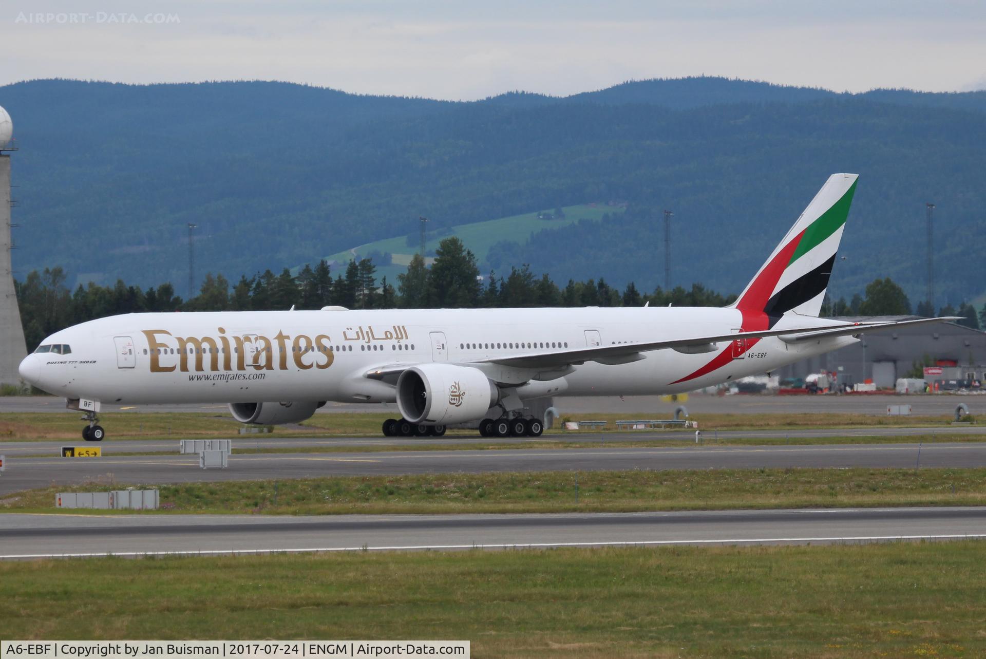 A6-EBF, 2005 Boeing 777-31H/ER C/N 32708, Emirates