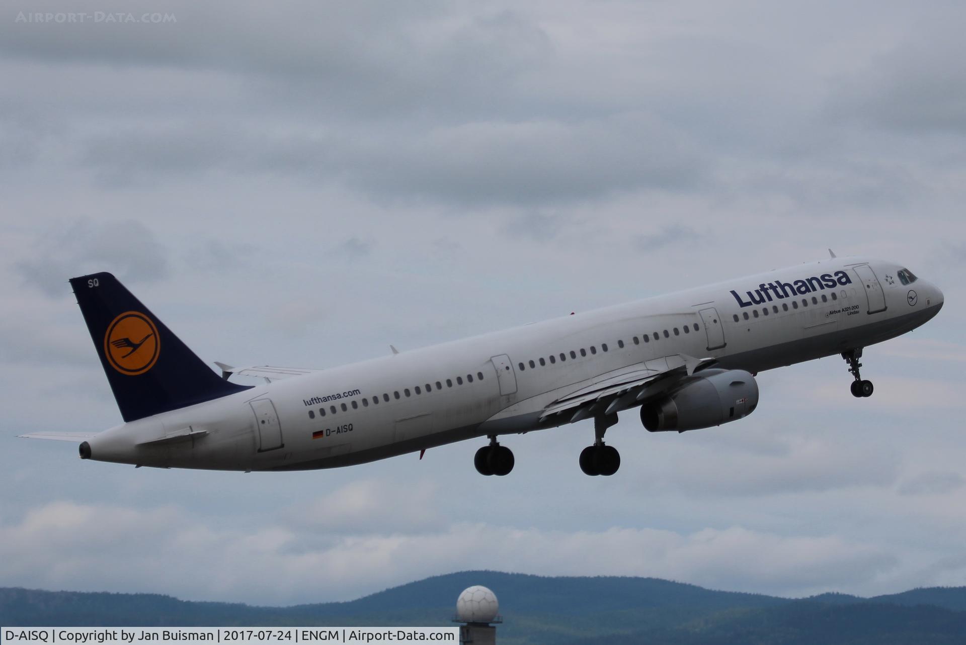 D-AISQ, 2009 Airbus A321-231 C/N 3936, Lufthansa
