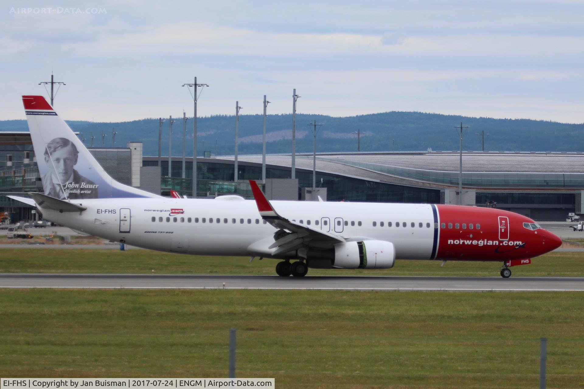 EI-FHS, 2013 Boeing 737-8JP C/N 39021, Norwegian