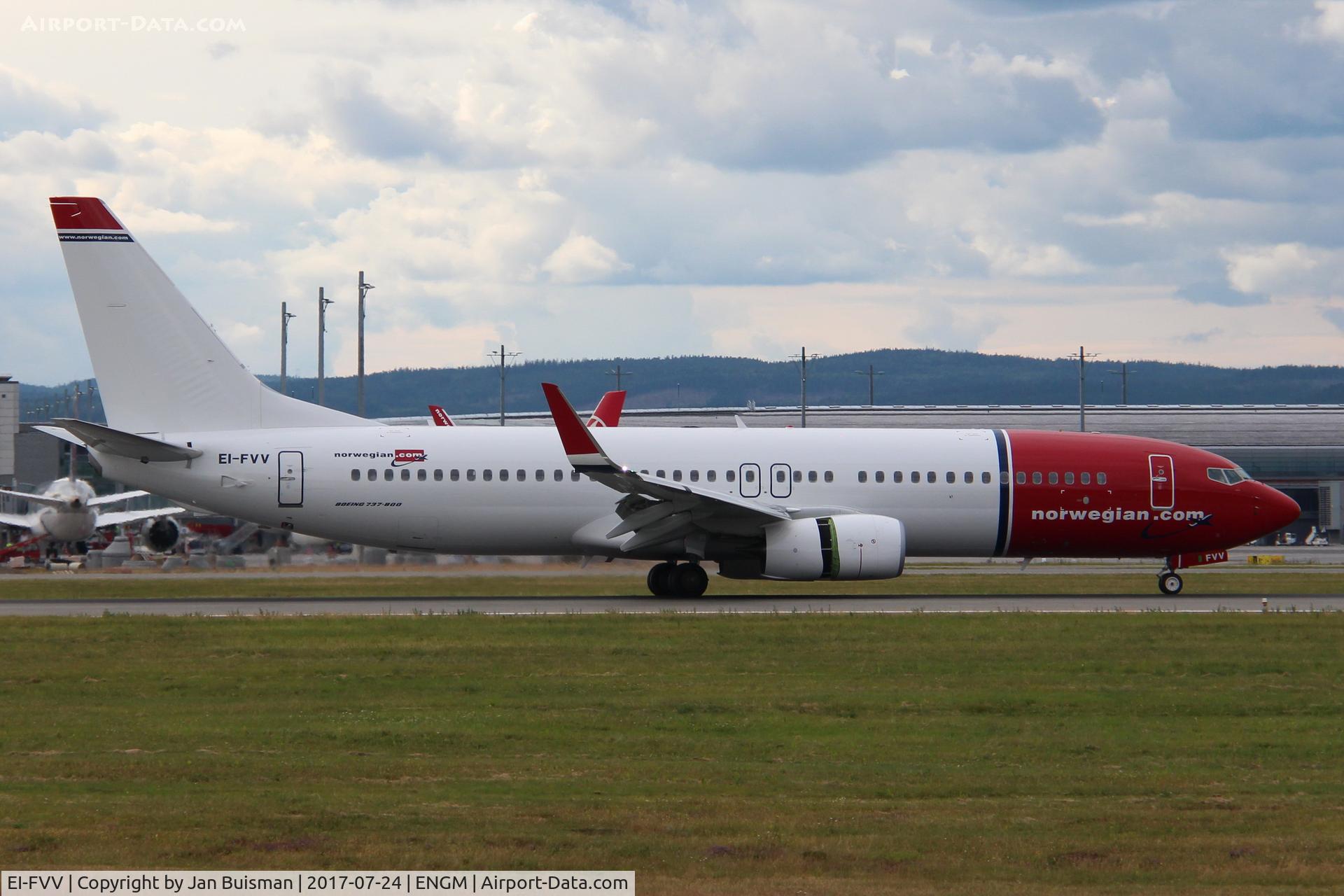 EI-FVV, 2017 Boeing 737-8JP C/N 42281, Norwegian