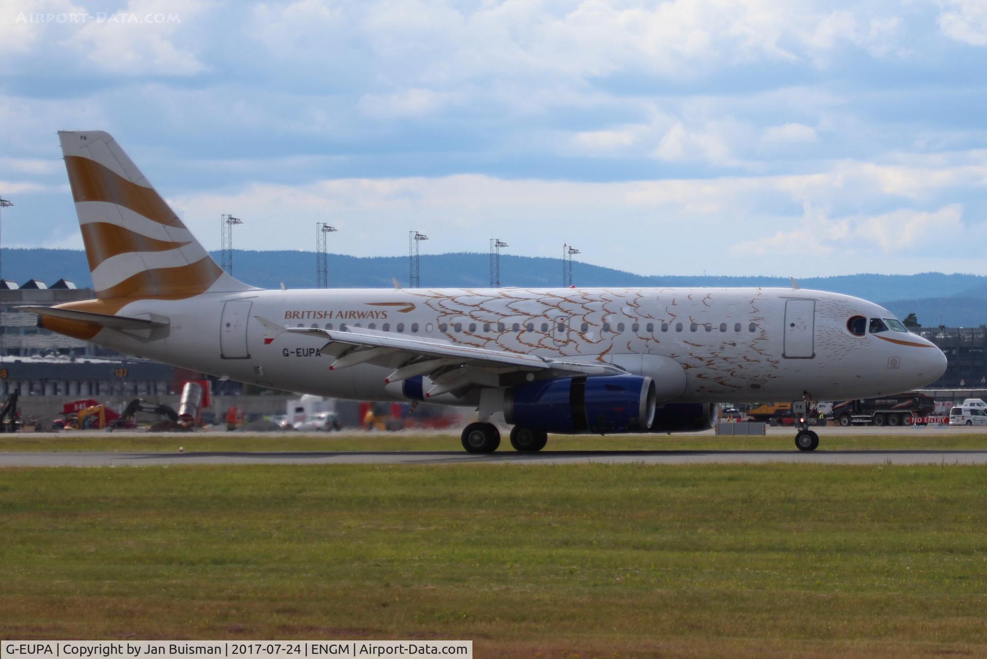 G-EUPA, 1999 Airbus A319-131 C/N 1082, British Airways