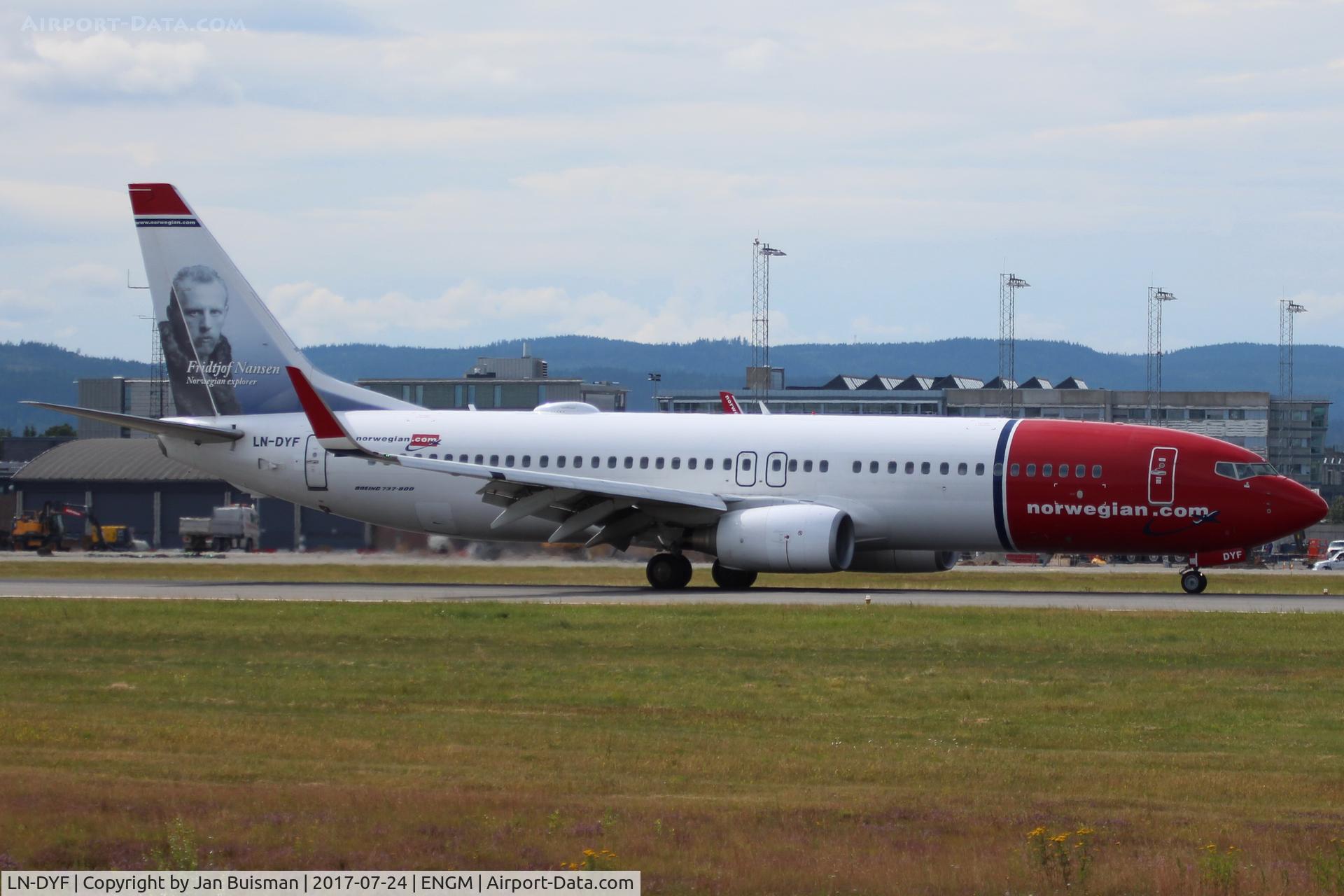 LN-DYF, 2010 Boeing 737-8JP C/N 39004, Norwegian