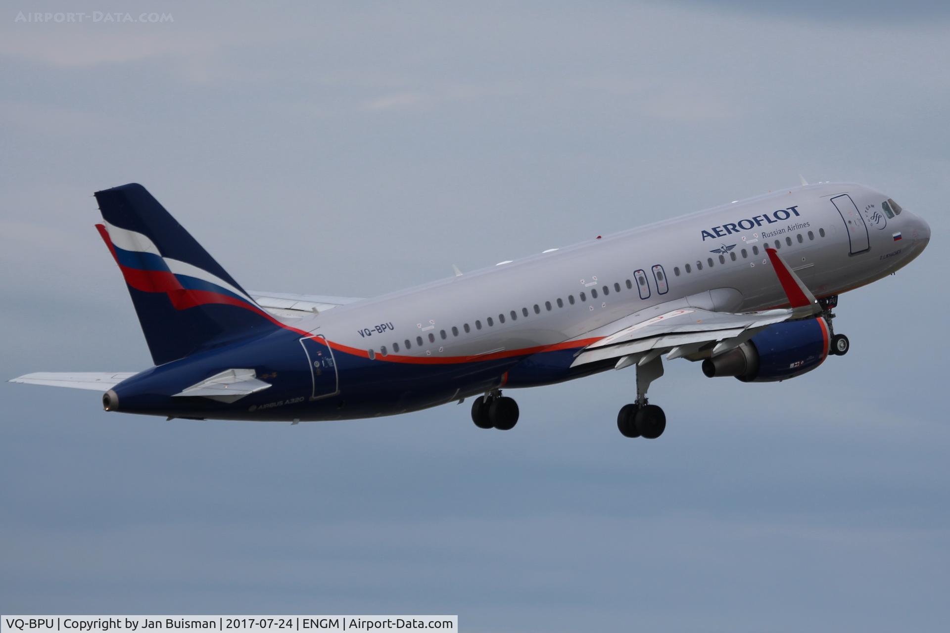 VQ-BPU, 2013 Airbus A320-214 C/N 5921, Aeroflot