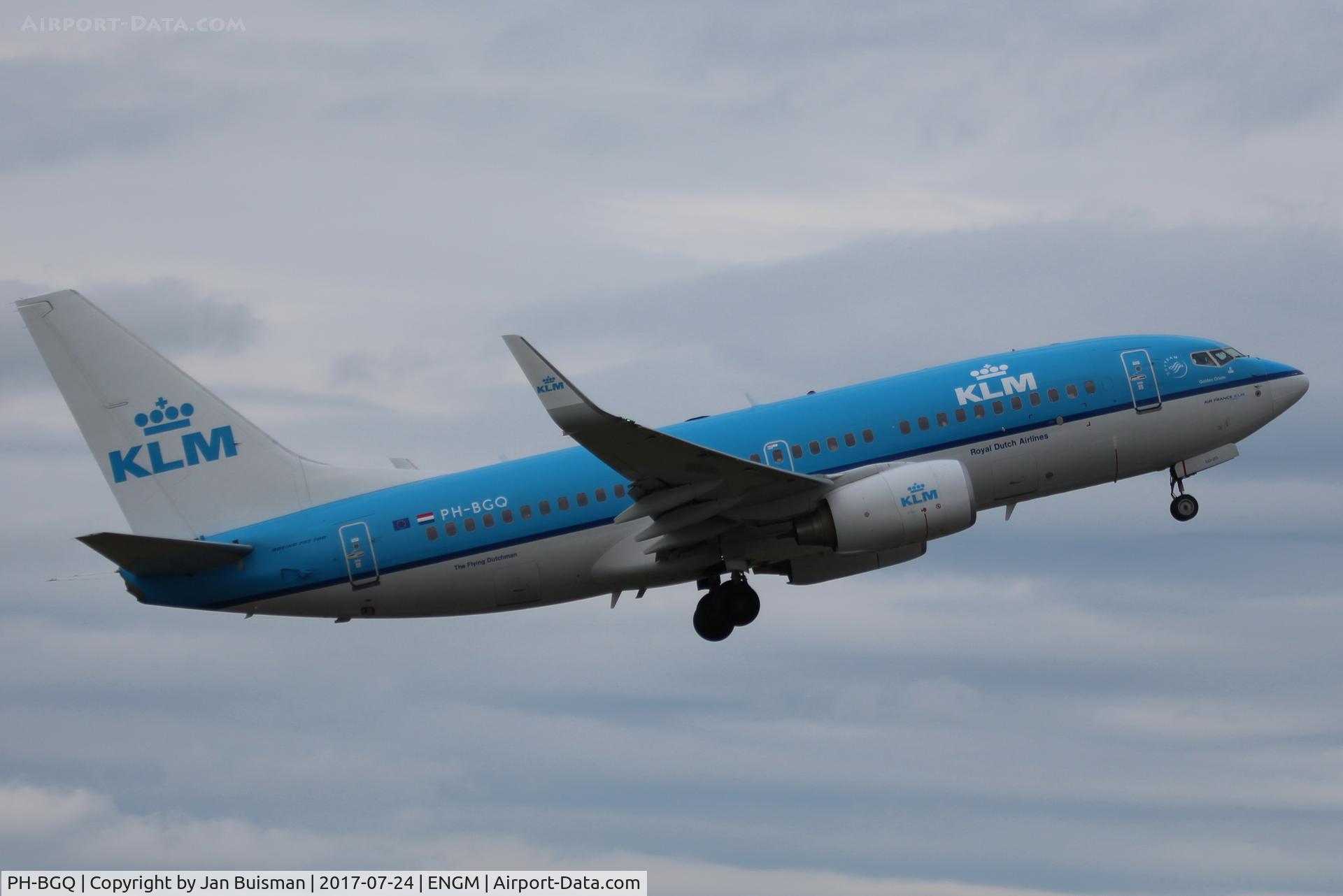 PH-BGQ, 2011 Boeing 737-7K2 C/N 39256, KLM