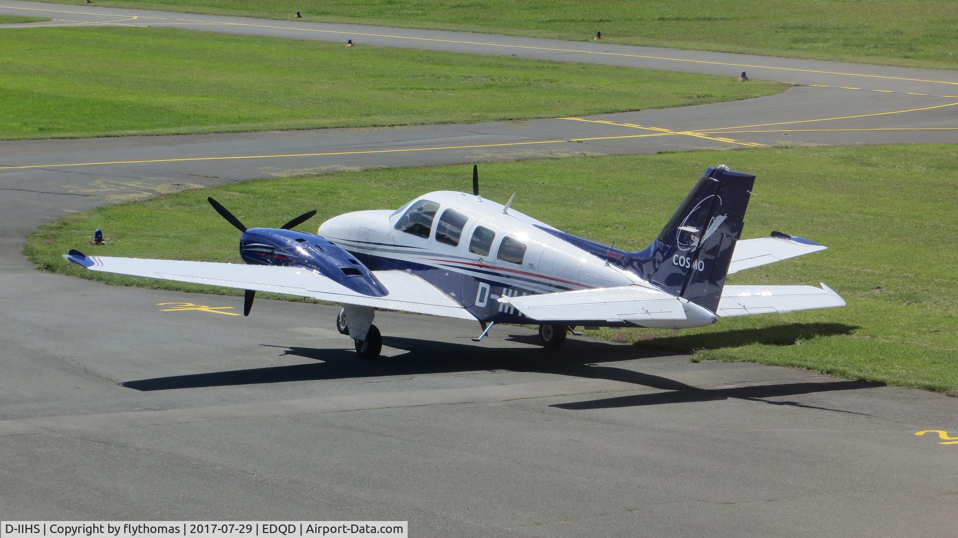 D-IIHS, Beech 58P Baron Baron C/N TJ-345, D-IIHS Bayreuth Airport