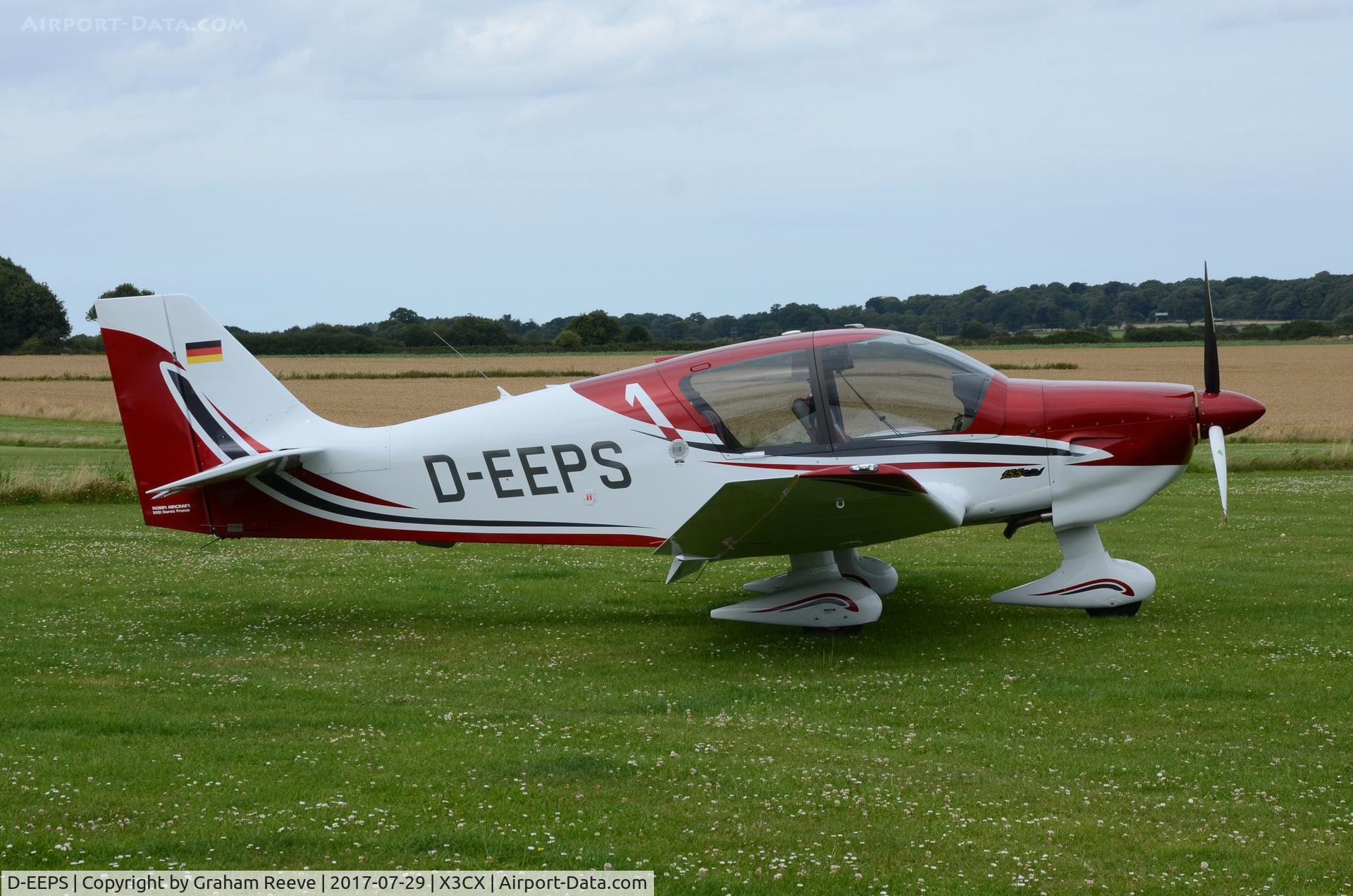 D-EEPS, Robin DR-400-155 C/N 2690, Parked at Northrepps.
