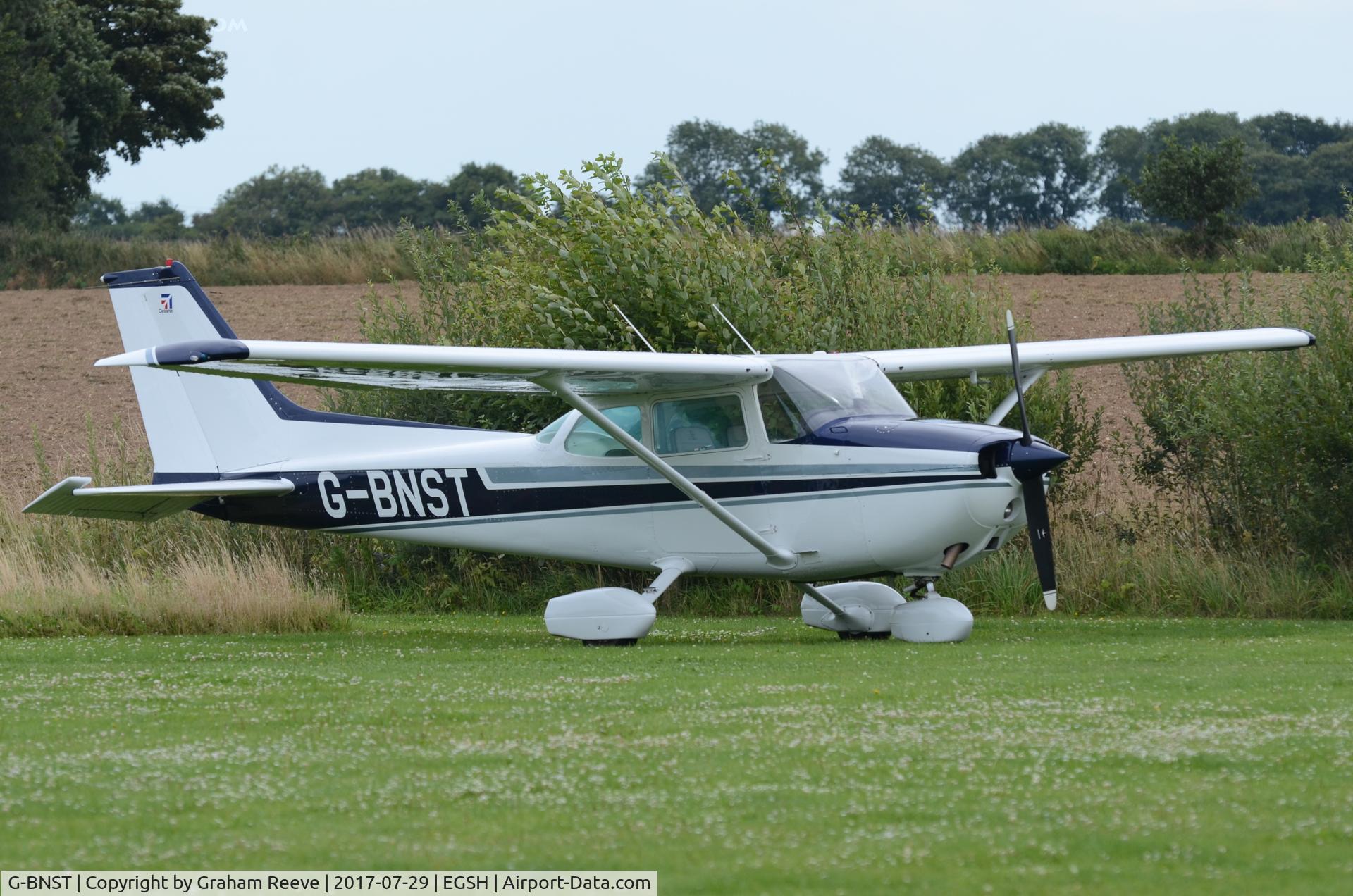 G-BNST, 1979 Cessna 172N Skyhawk C/N 172-73661, Parked at Northrepps.