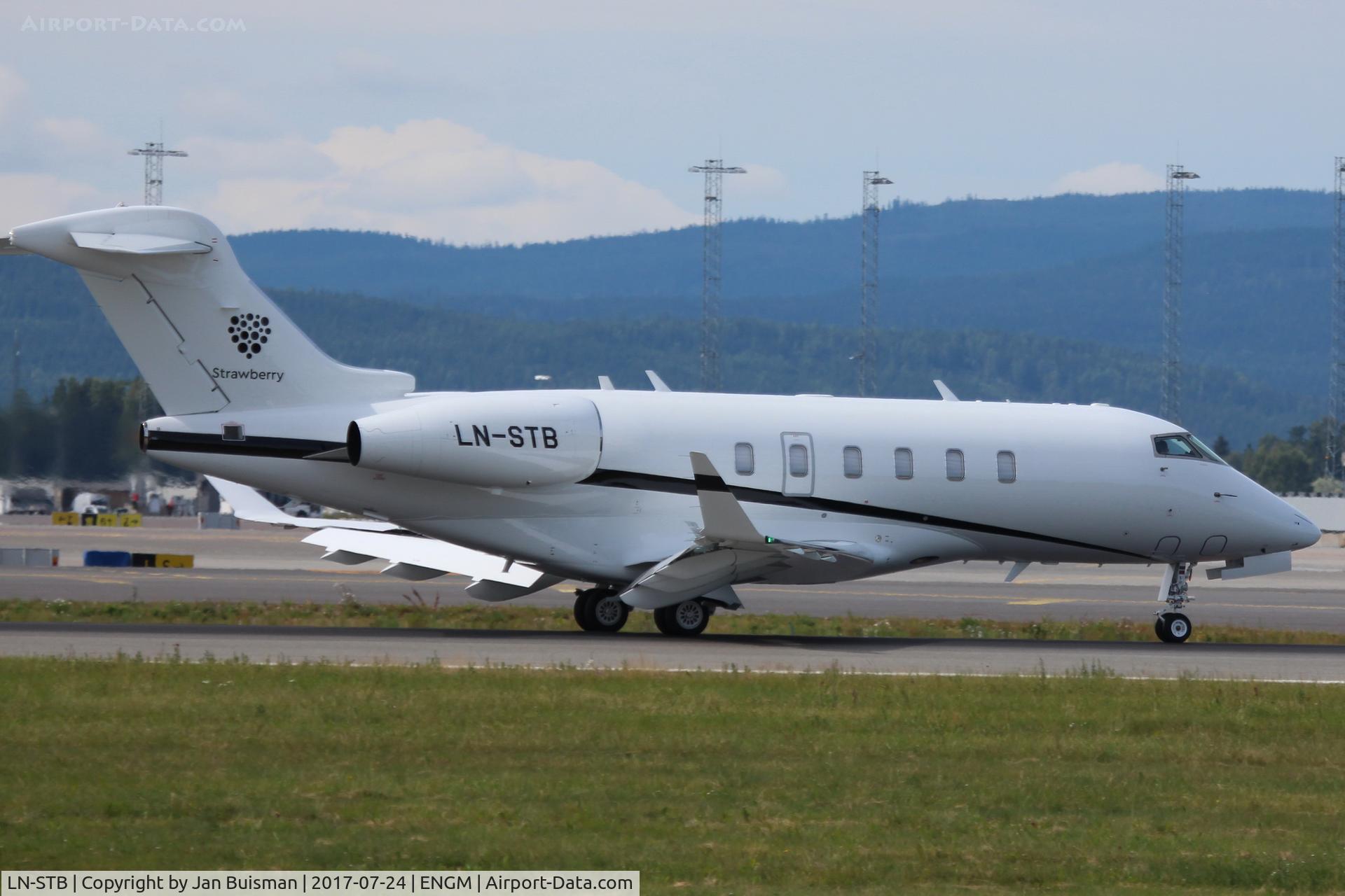 LN-STB, 2016 Bombardier Challenger 350 (BD-100-1A10) C/N 20639, Sundt Air