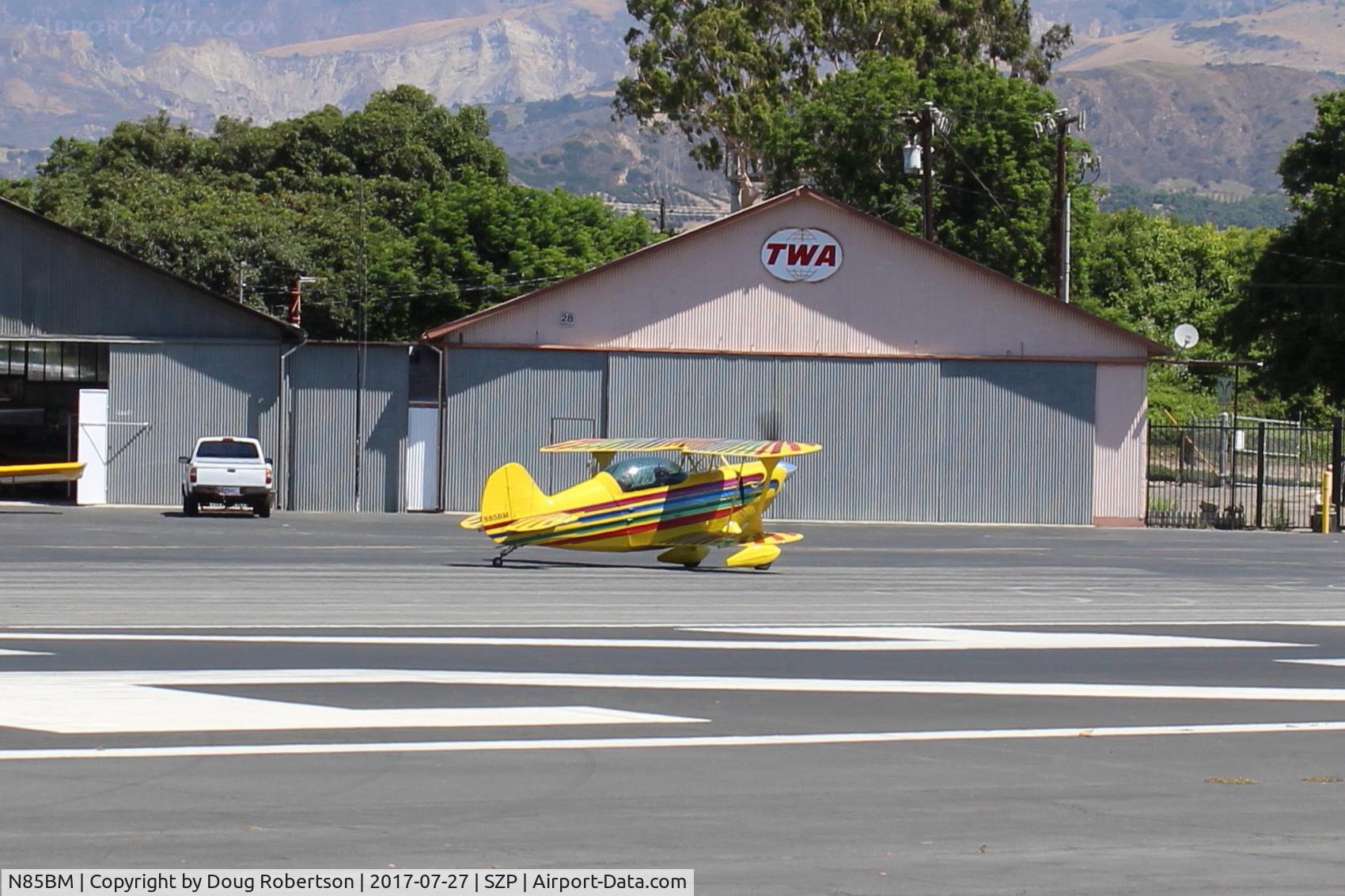 N85BM, 1993 Christen Eagle II C/N RM-1, 1993 McCrone CHRISTEN EAGLE II, Lycoming IO-360 180 Hp, holding short Rwy 22