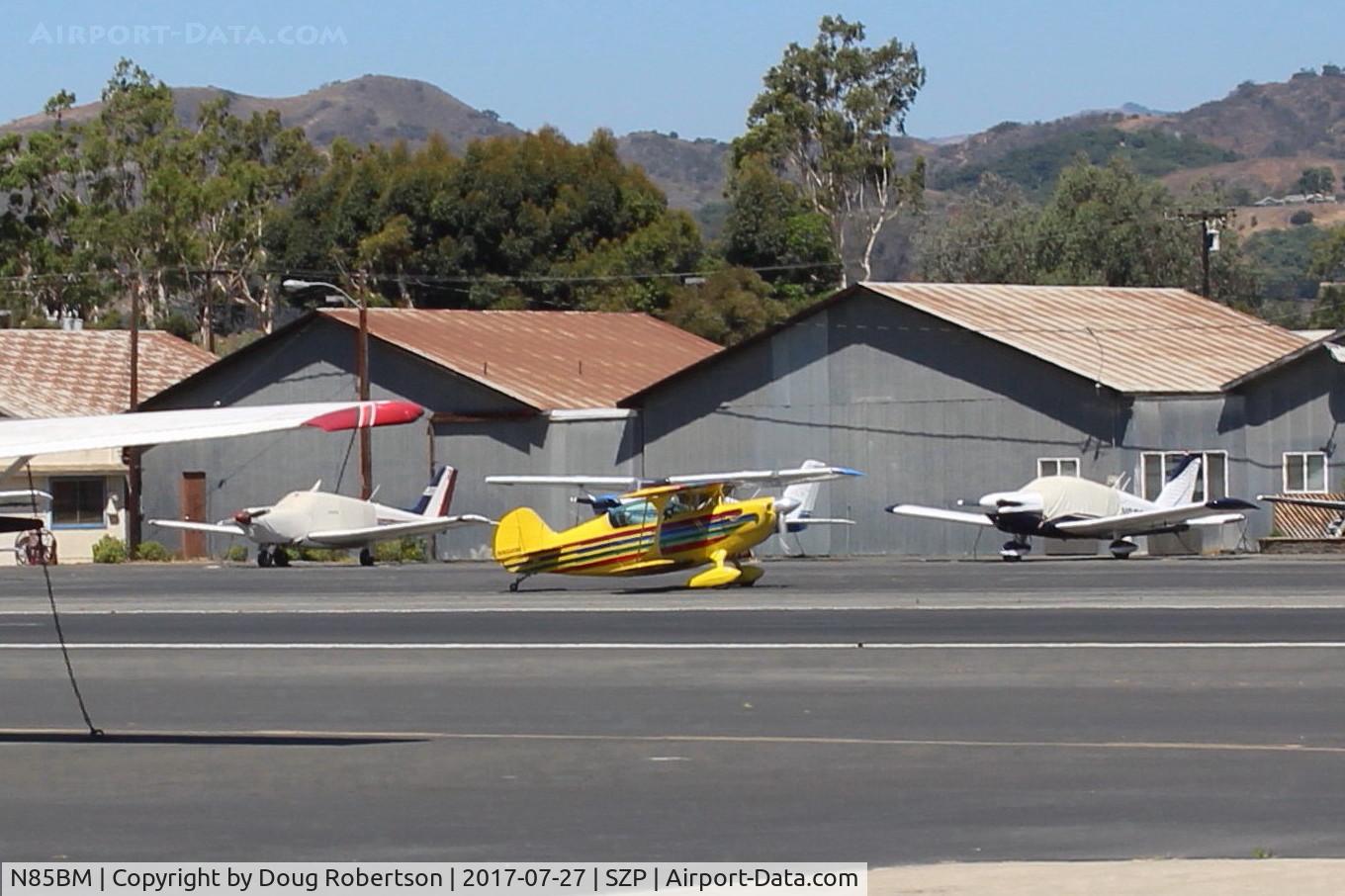N85BM, 1993 Christen Eagle II C/N RM-1, 1993 McCrone CHRISTEN EAGLE II, Lycoming IO-360 180 Hp, taxi to Rwy 22