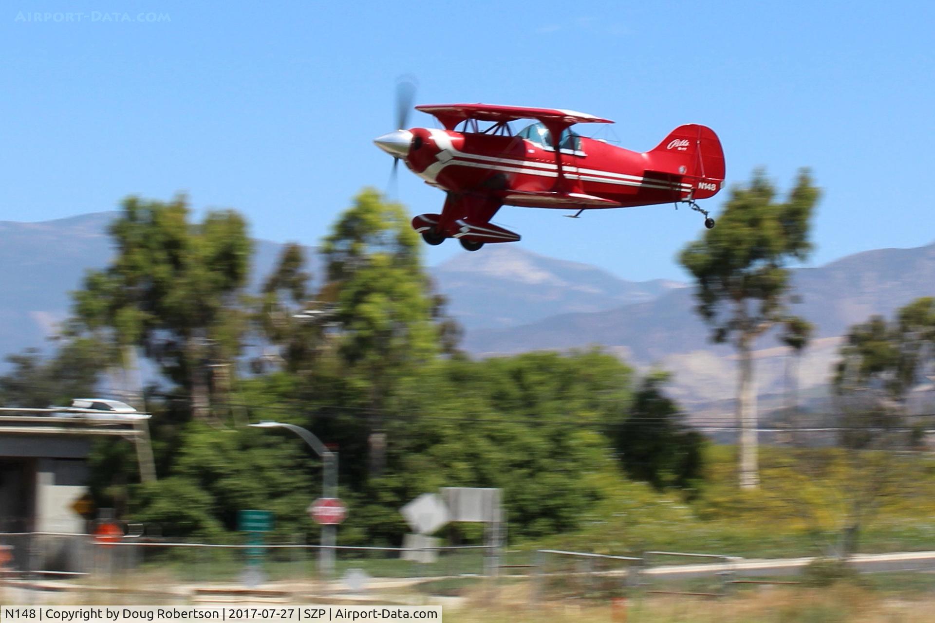 N148, 1983 Aerotek Pitts S-1T Special C/N 1016, 1983 Aerotek PITTS S-1T SPECIAL, Lycoming AEIO-360 180 Hp, single seat version, full inverted systems, on final Rwy 22