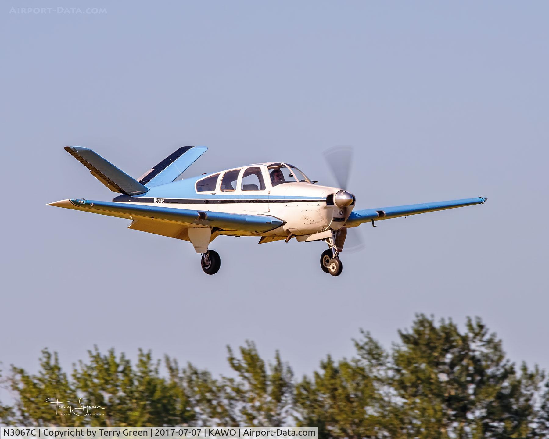 N3067C, 1958 Beech K35 Bonanza C/N D-5731, 2017 Arlington Fly-In