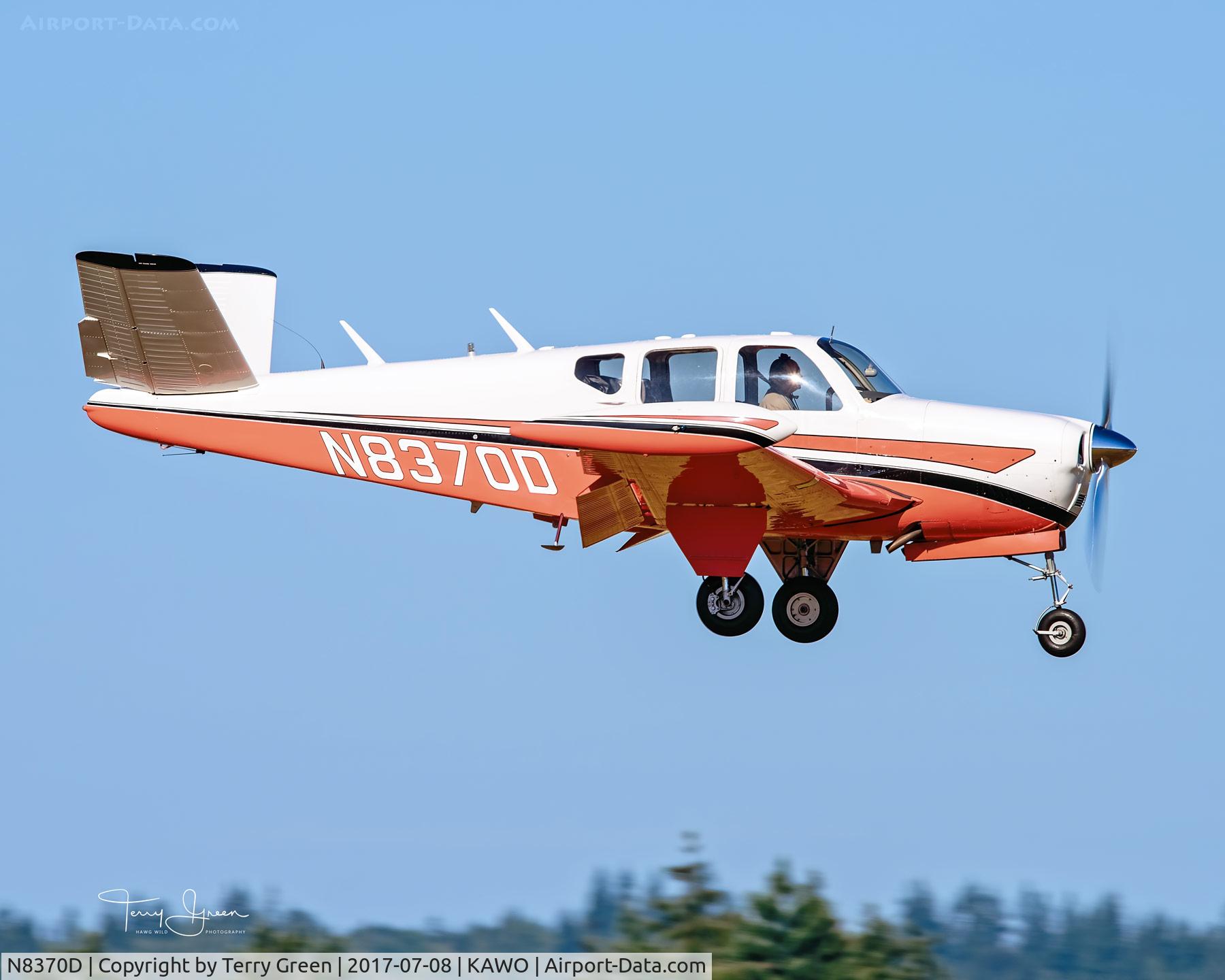 N8370D, 1958 Beech J35 Bonanza C/N D-5463, 2017 Arlington Fly-In