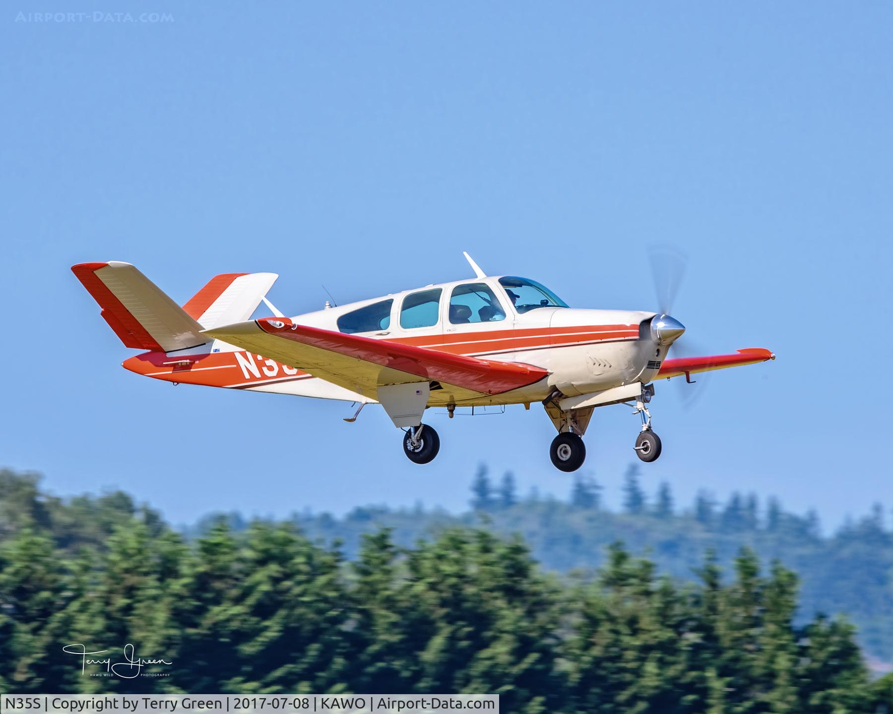 N35S, 1964 Beech S35 Bonanza C/N D-7481, 2017 Arlington Fly-In