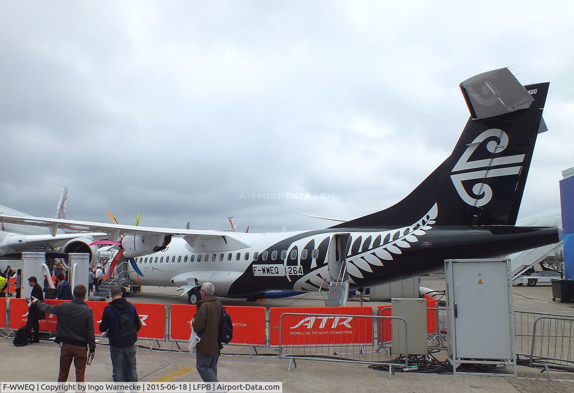 F-WWEQ, 2015 ATR 72-600 C/N 1264, ATR 72-600 of Air New Zealand at the Aerosalon 2015, Paris