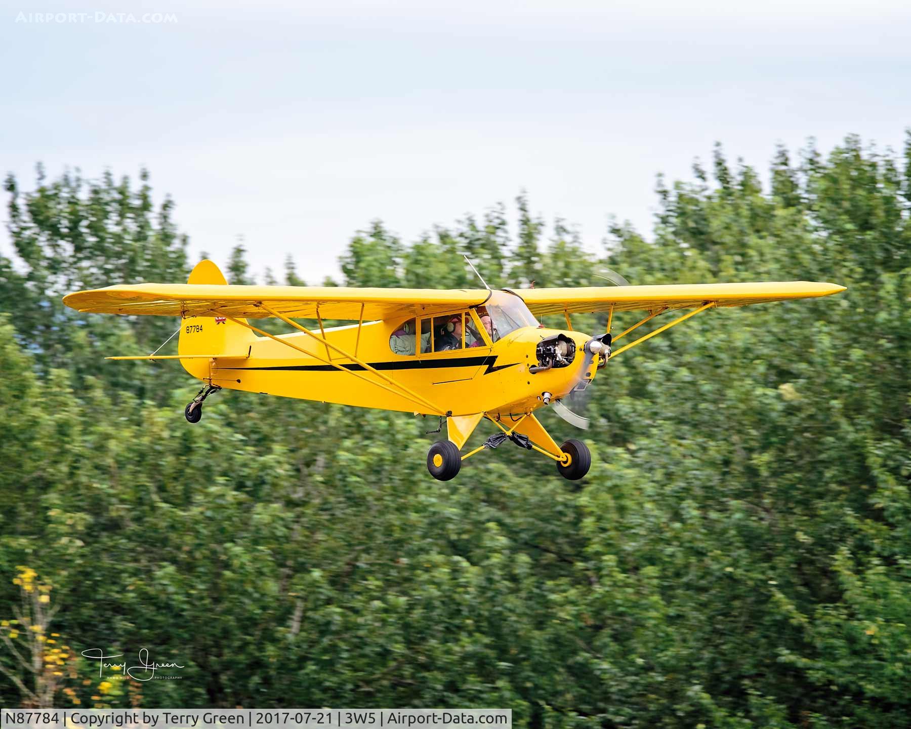 N87784, 1946 Piper J3C-65 Cub C/N 15442, 2017 North Cascades Vintage Aircraft Museum Fly-In
