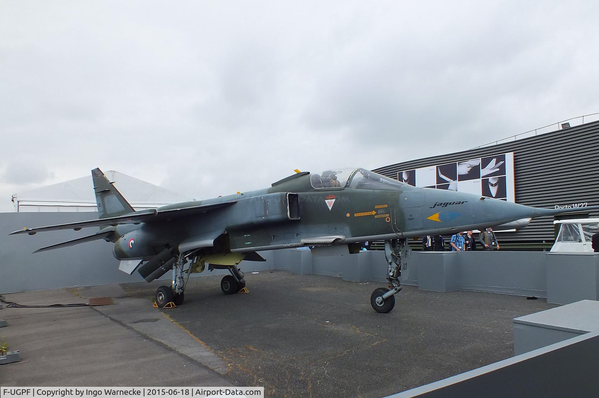 F-UGPF, Sepecat Jaguar A C/N A1, SEPECAT Jaguar A Prototype of the Musee de l'Air at the Aerosalon 2015, Paris