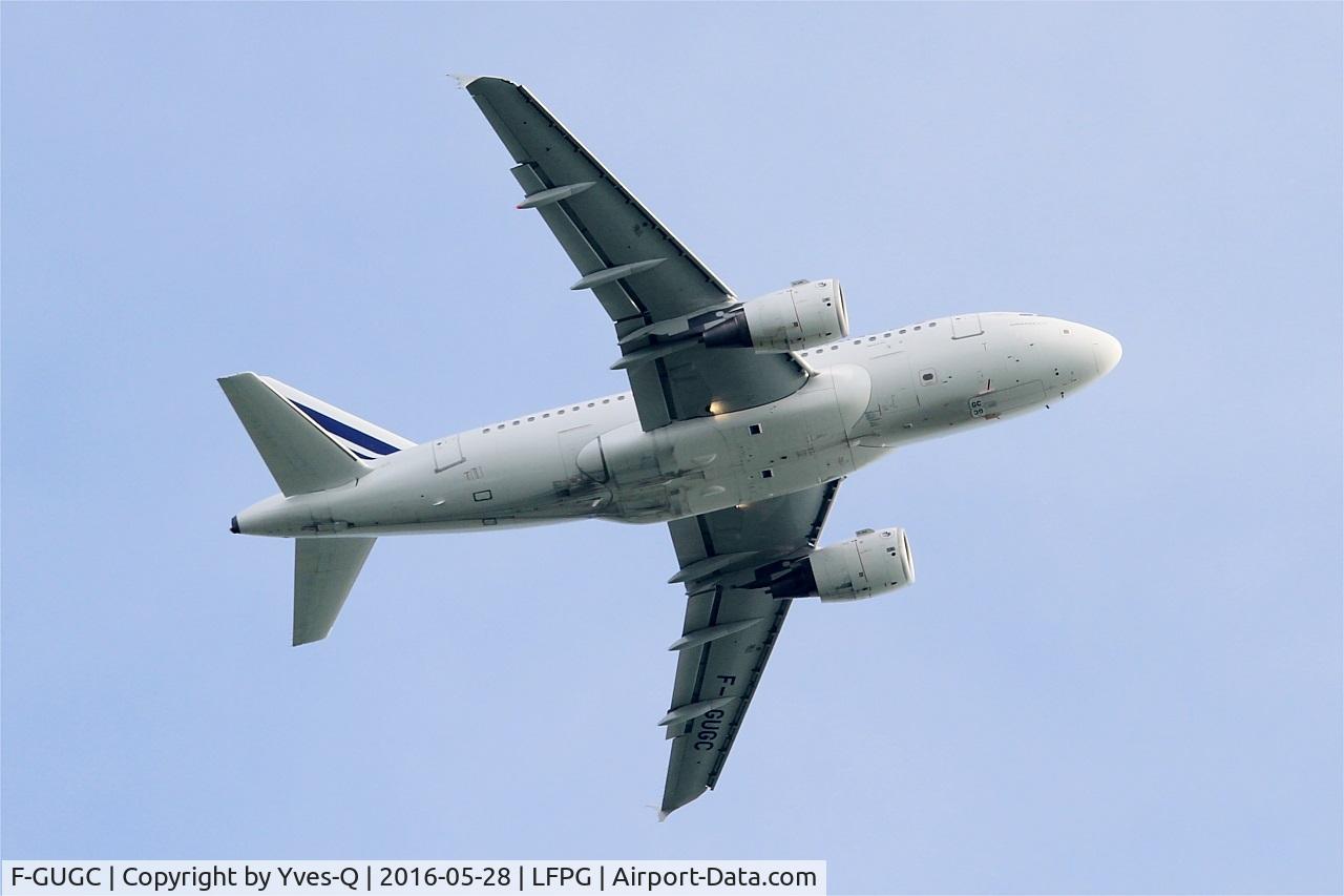 F-GUGC, 2002 Airbus A318-111 C/N 2071, Airbus A318-111, Take off rwy 06R, Roissy Charles De Gaulle airport (LFPG-CDG)