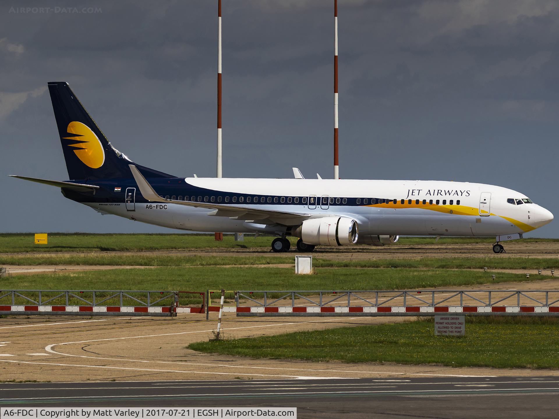 A6-FDC, 2008 Boeing 737-86Q C/N 40233, Sat on the Eastern apron