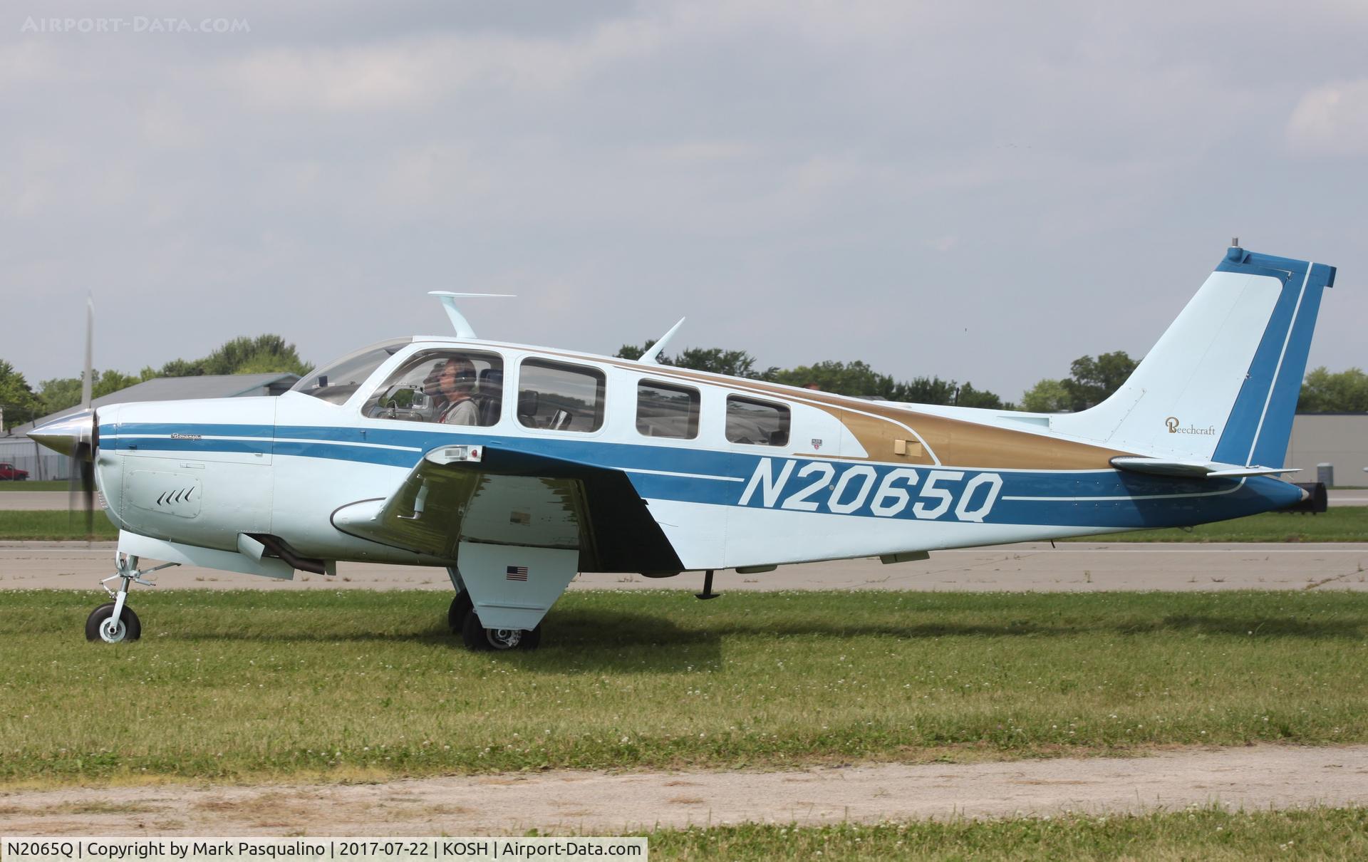 N2065Q, 1979 Beech A36 Bonanza 36 C/N E-1436, Beech A36