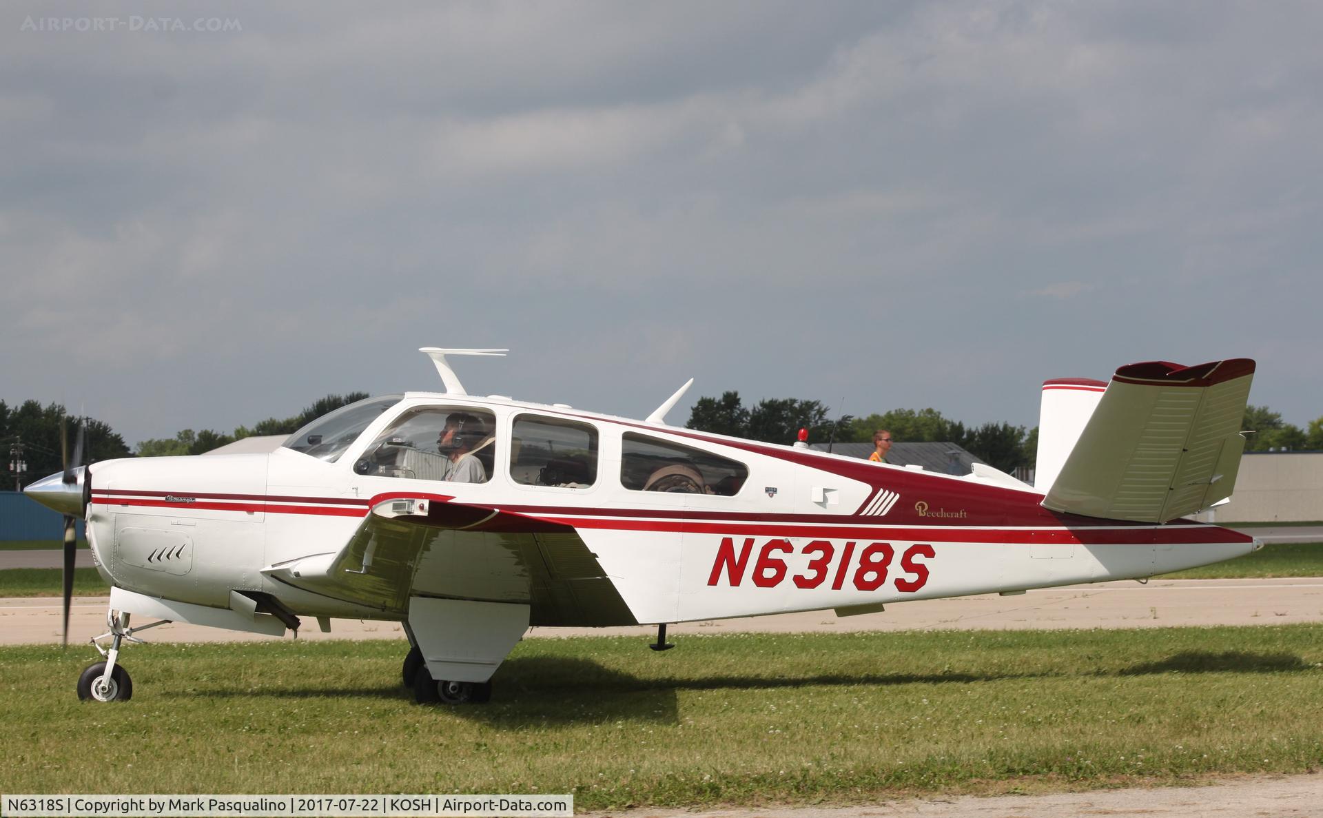 N6318S, 1975 Beech V35B Bonanza C/N D-9829, Beech V35B