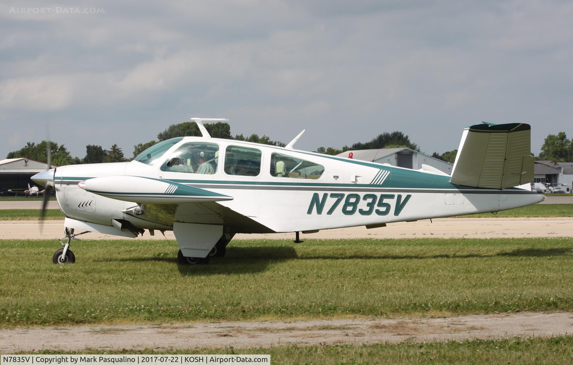 N7835V, 1978 Beech V35B Bonanza C/N D-10155, Beech V35B