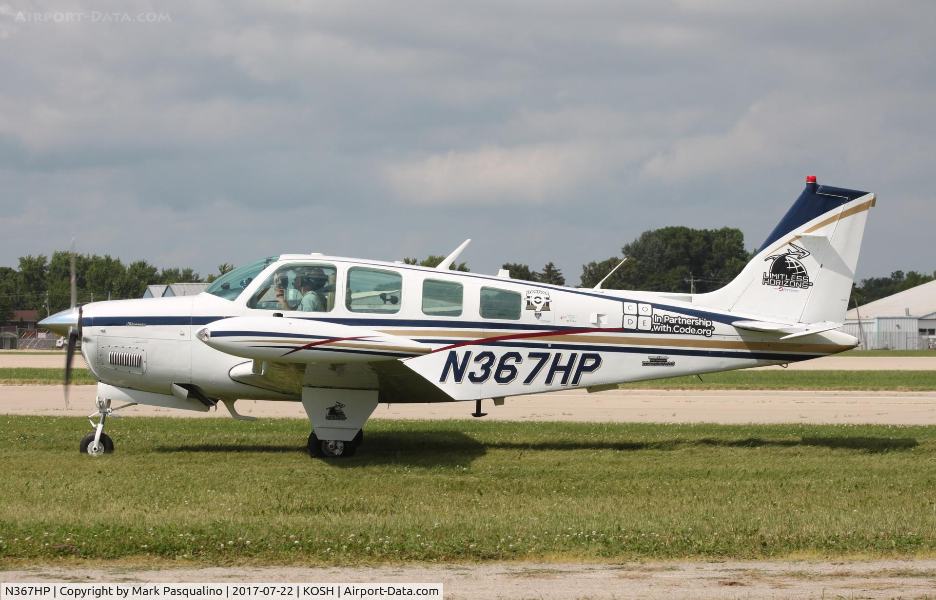 N367HP, 1981 Beech A36 Bonanza 36 C/N E-1811, Beech A36