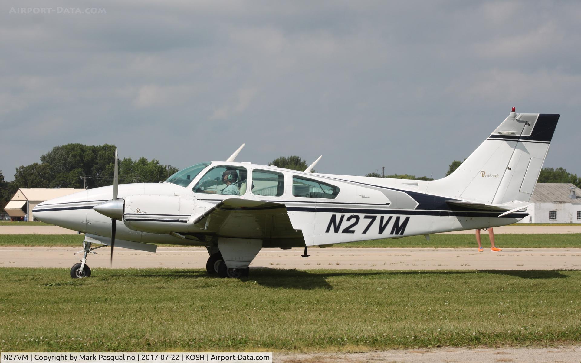 N27VM, 1969 Beech D55 Baron C/N TE-698, Beech D55