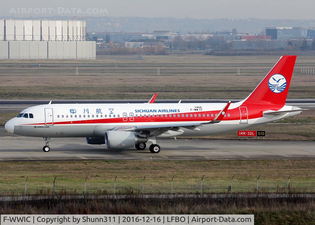 F-WWIC, 2016 Airbus A320-214 C/N 7456, C/n 7456 - To be B-8500