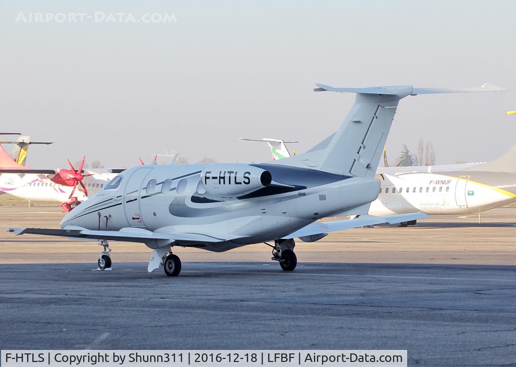 F-HTLS, 2012 Embraer EMB-500 Phenom 100 C/N 50000283, Parked at his home base...