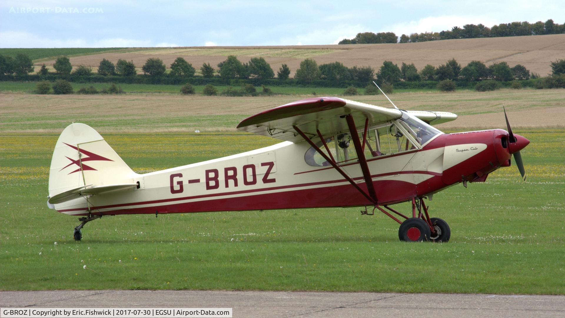 G-BROZ, 1958 Piper PA-18-150 Super Cub C/N 18-6754, 2. G-BROZ at The Imperial War Museum, Duxford, July, 2017.