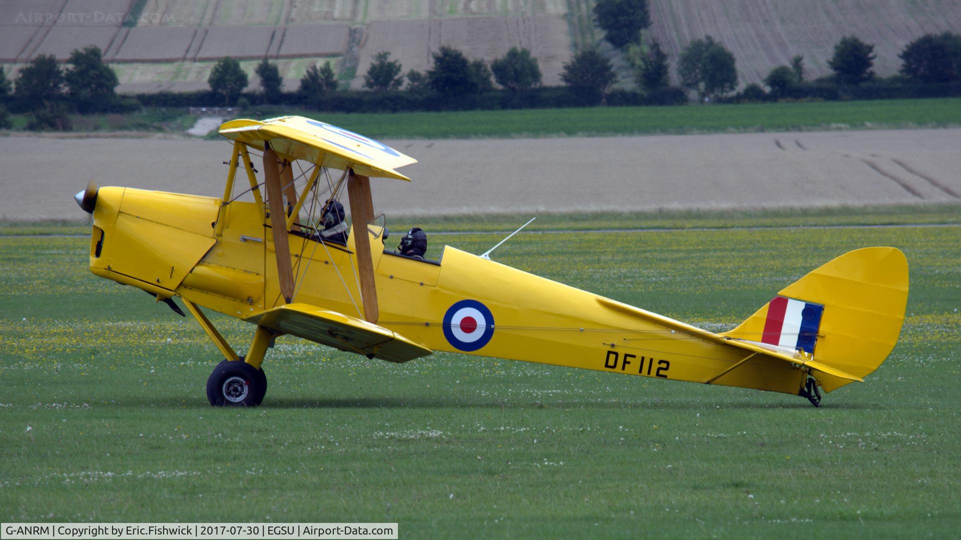 G-ANRM, 1942 De Havilland DH-82A Tiger Moth II C/N 85861, 1x. G-ANRM at The Imperial War Museum, Duxford, July, 2017.