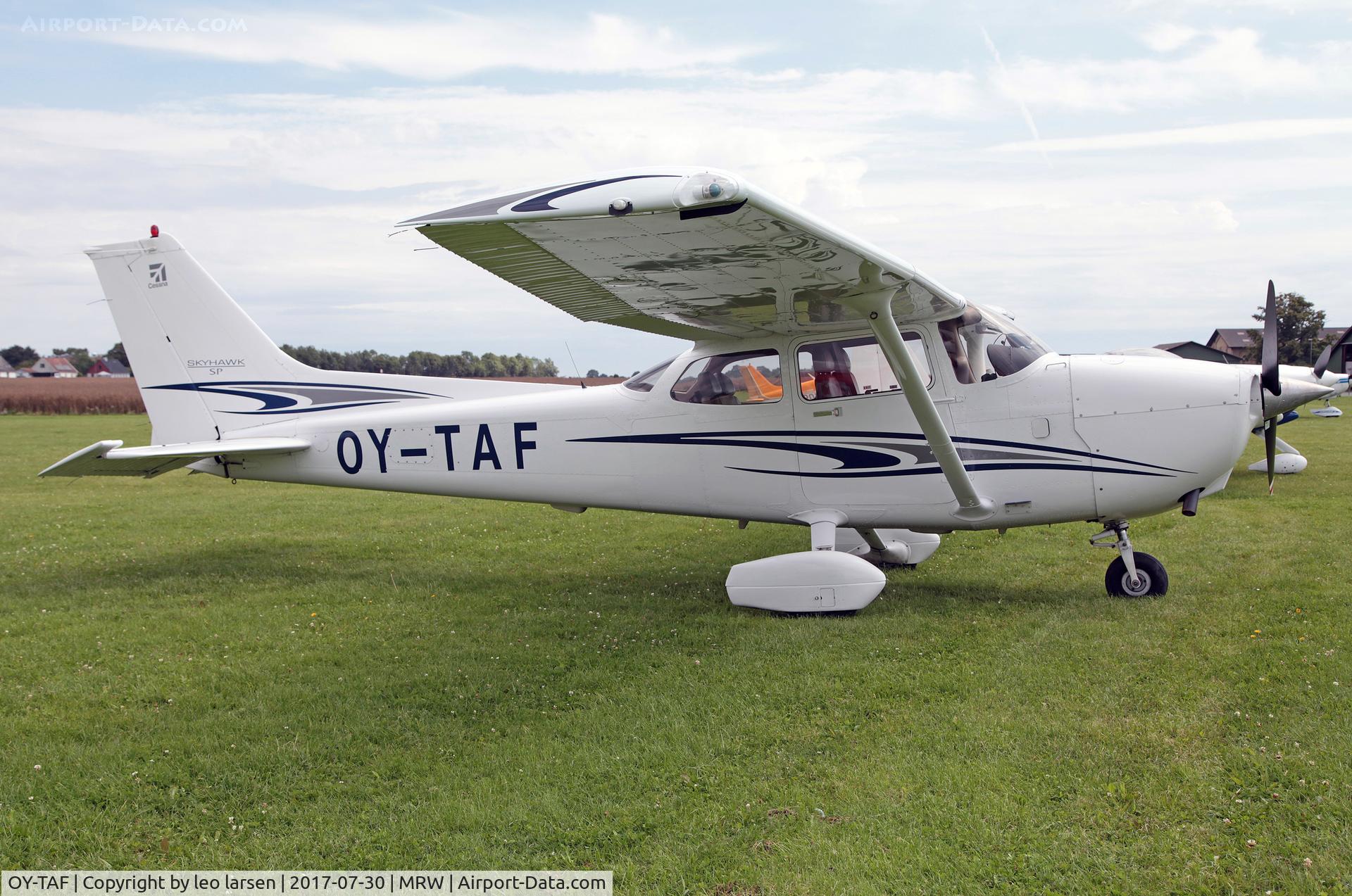 OY-TAF, 2005 Cessna 172S C/N 172S9802, Maribo 30.7.2017