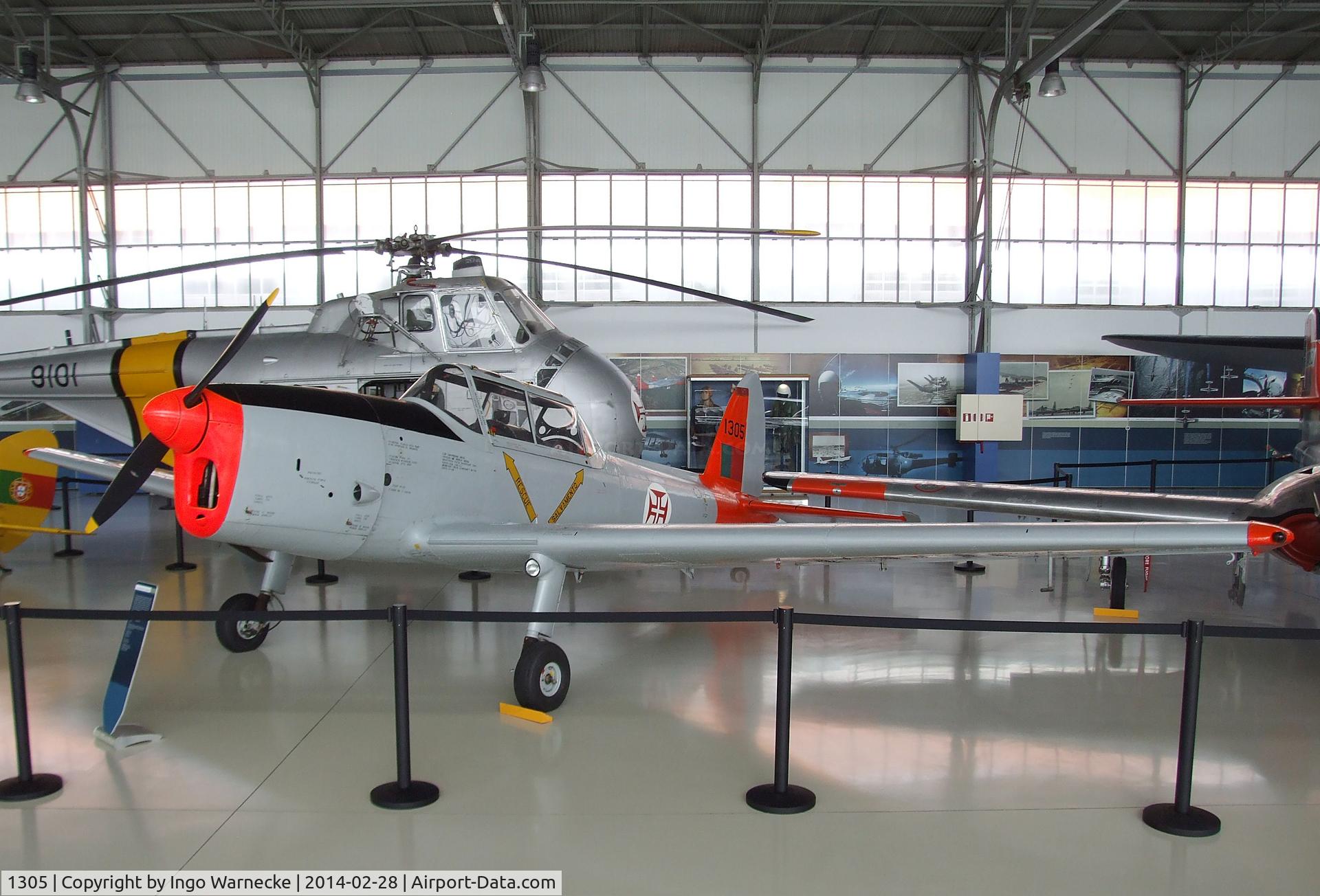 1305, 1951 OGMA DHC-1 Chipmunk T.20 C/N C1/0298, De Havilland Canada (OGMA) DHC-1 Chipmunk T.20 at the Museu do Ar, Sintra