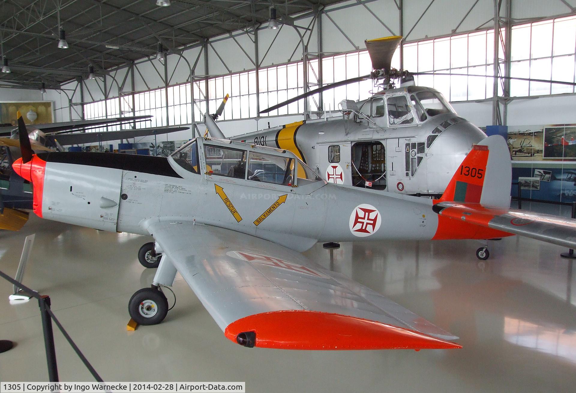 1305, 1951 OGMA DHC-1 Chipmunk T.20 C/N C1/0298, De Havilland Canada (OGMA) DHC-1 Chipmunk T.20 at the Museu do Ar, Sintra