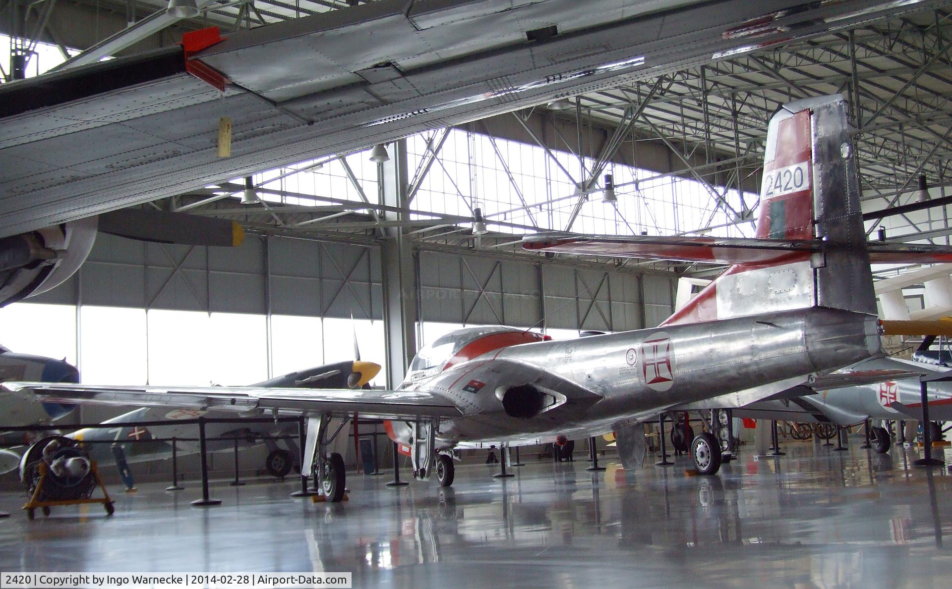 2420, 1962 Cessna T-37C Tweety Bird C/N 40745, Cessna T-37C at the Museu do Ar, Sintra