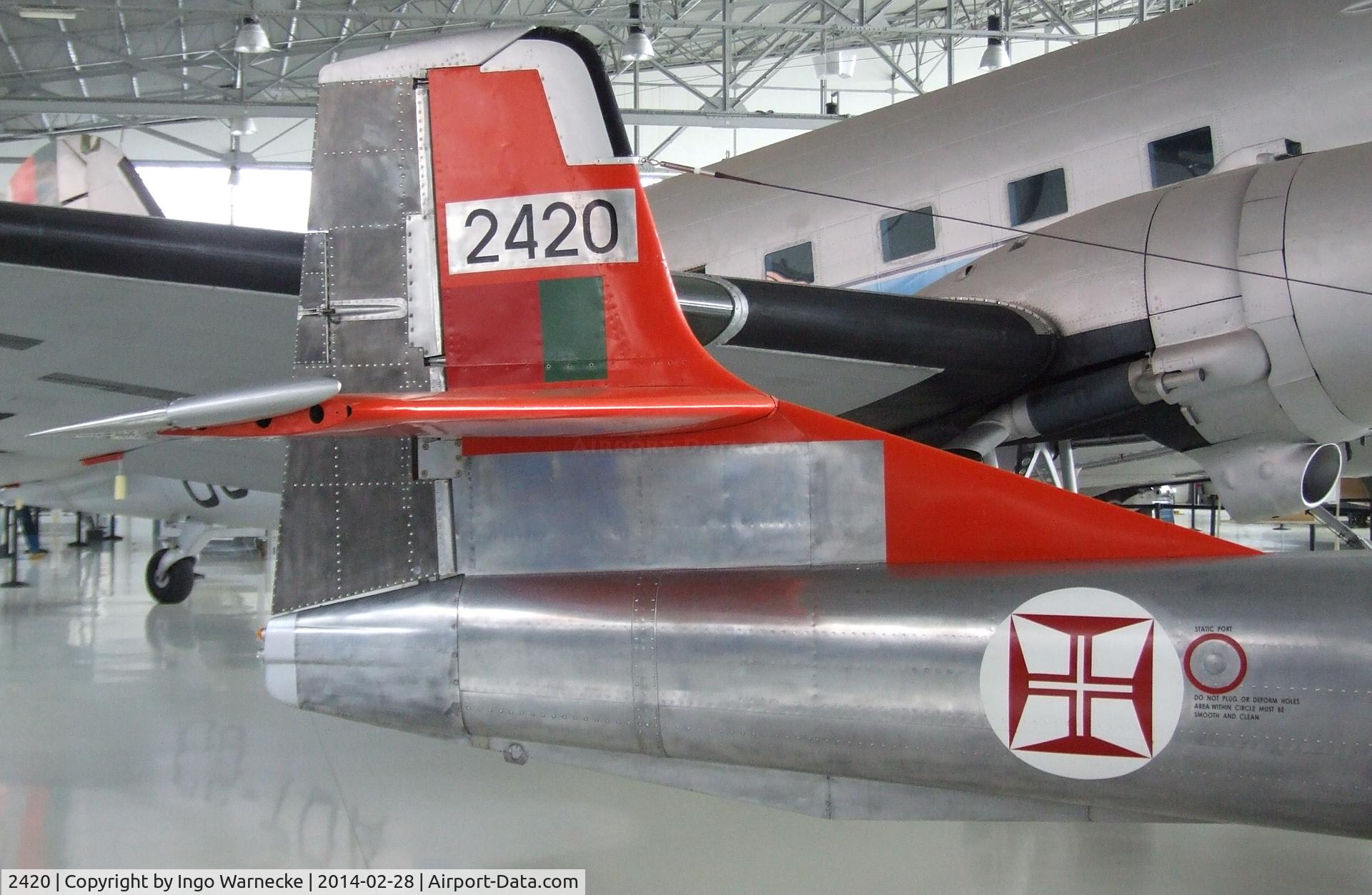 2420, 1962 Cessna T-37C Tweety Bird C/N 40745, Cessna T-37C at the Museu do Ar, Sintra