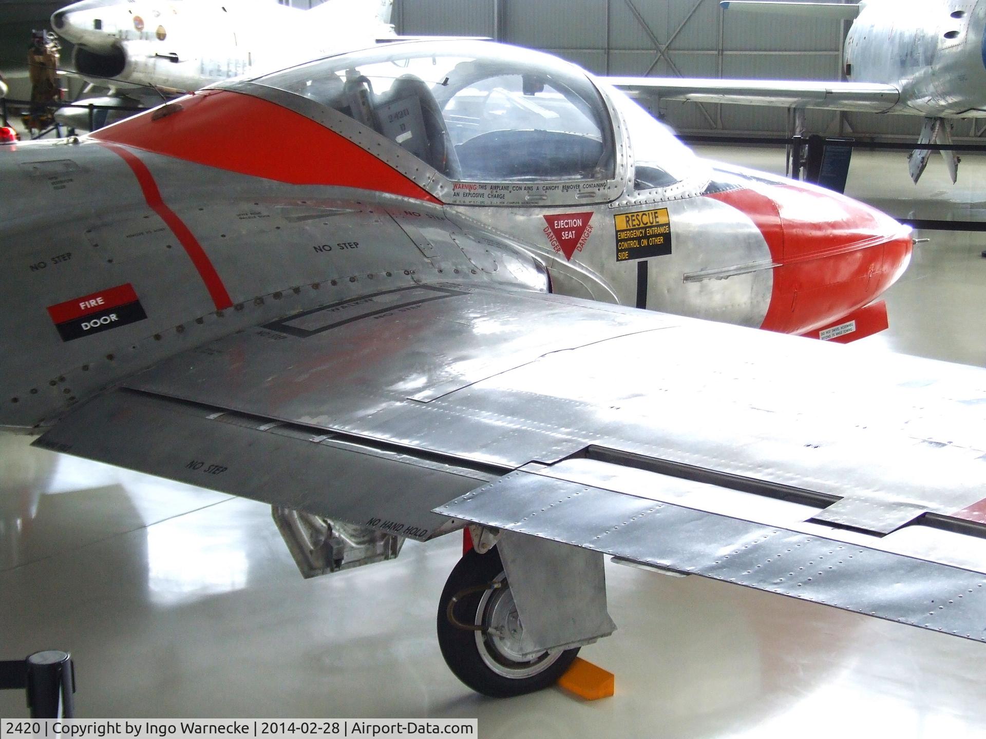 2420, 1962 Cessna T-37C Tweety Bird C/N 40745, Cessna T-37C at the Museu do Ar, Sintra