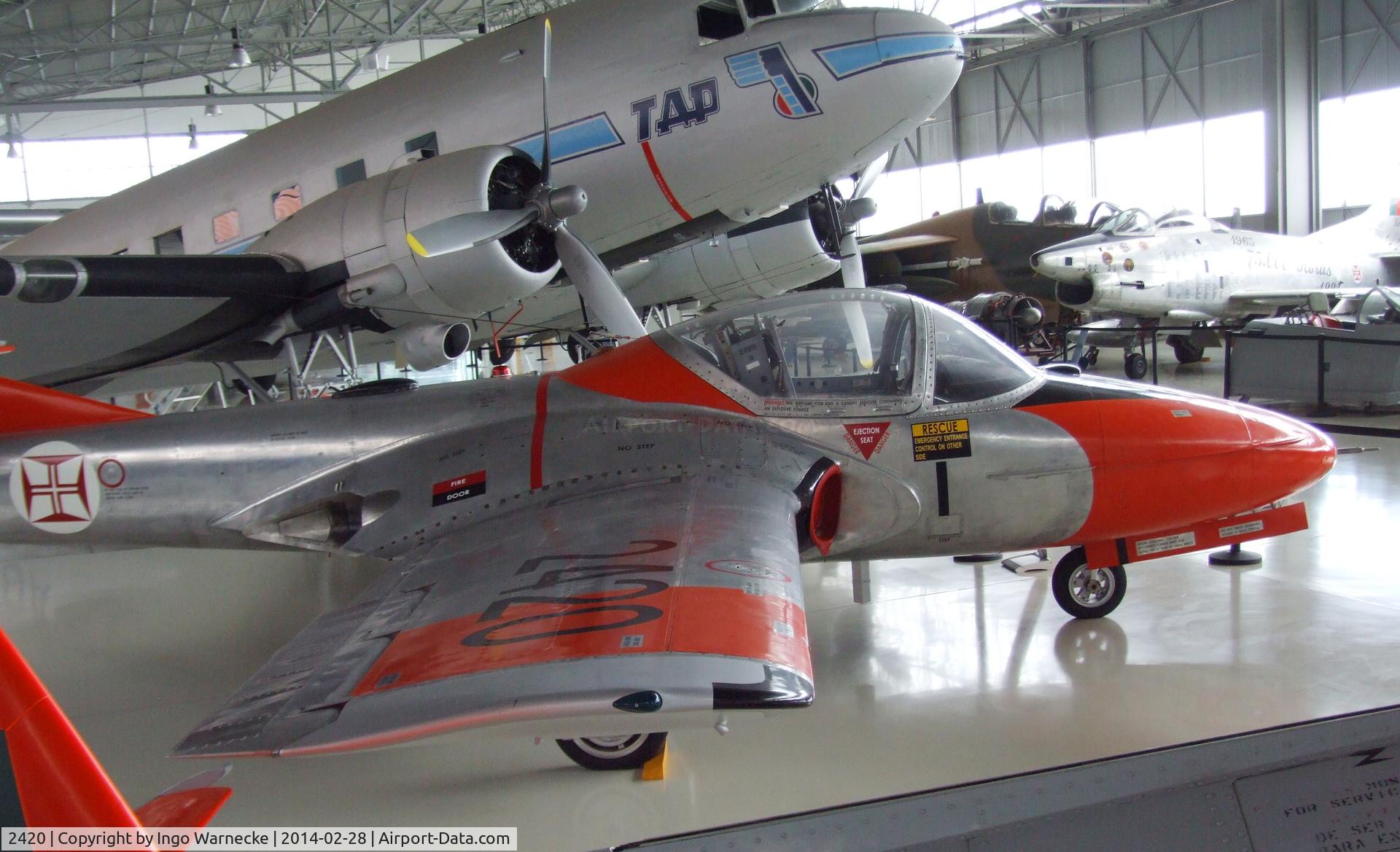 2420, 1962 Cessna T-37C Tweety Bird C/N 40745, Cessna T-37C at the Museu do Ar, Sintra