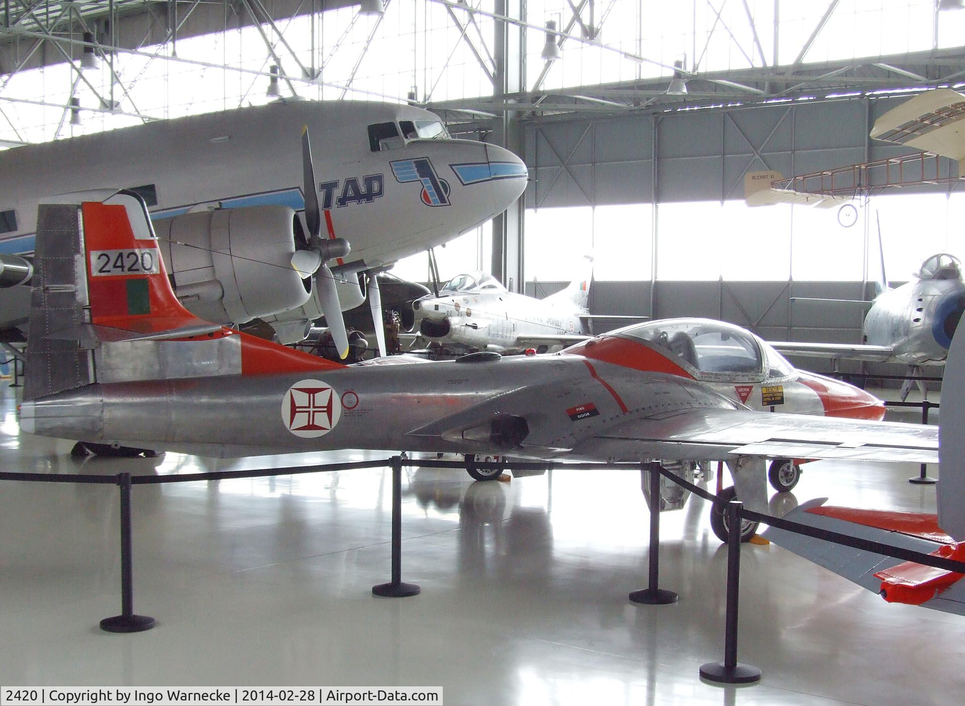 2420, 1962 Cessna T-37C Tweety Bird C/N 40745, Cessna T-37C at the Museu do Ar, Sintra