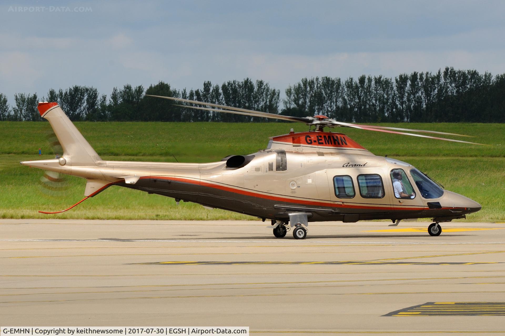 G-EMHN, 2010 Agusta A109S Grand C/N 22154, Nice Visitor.