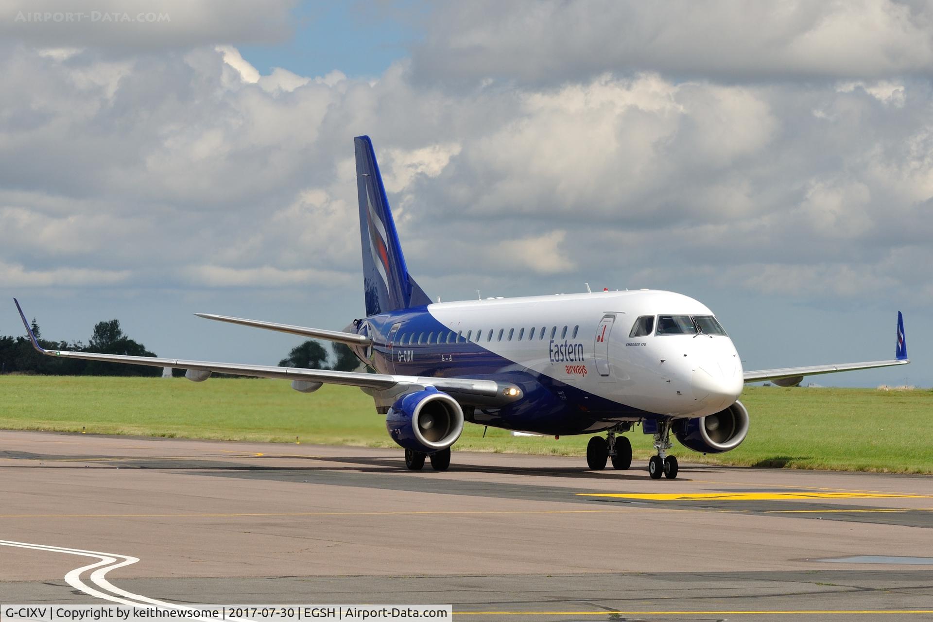 G-CIXV, 2005 Embraer 170LR (ERJ-170-100LR) C/N 17000111, Return Visitor.