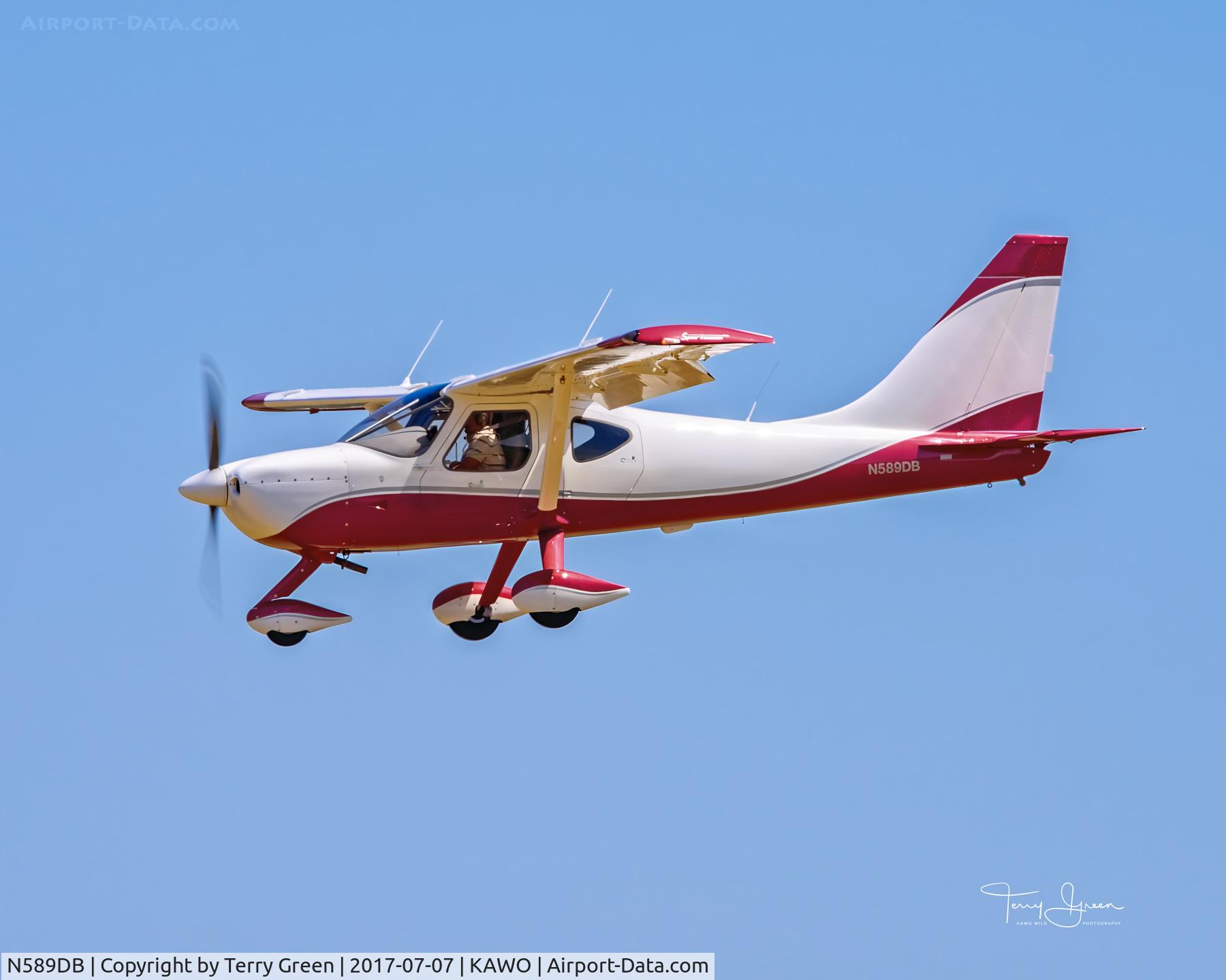 N589DB, Glasair GS-2 Sportsman C/N 7424, 2017 Arlington Fly-In