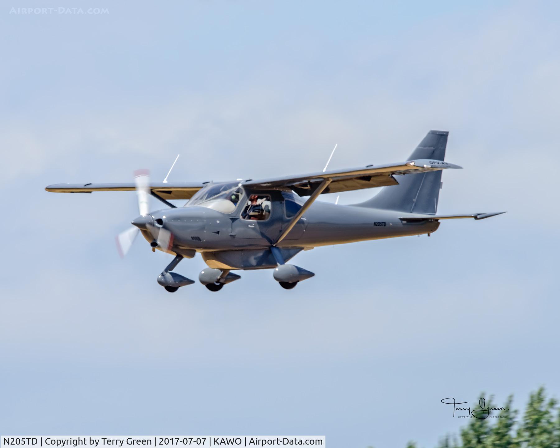 N205TD, 2015 Glasair GS-2 Sportsman C/N 7429, 2017 Arlington Fly-In