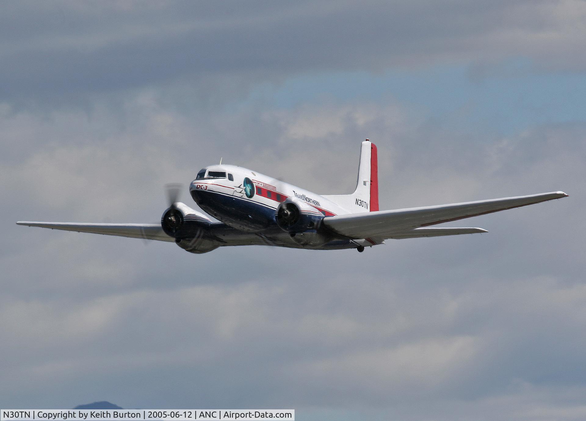 N30TN, 1940 Douglas Super DC-3S (Super DC-3) C/N 43159, Departing from runway 14