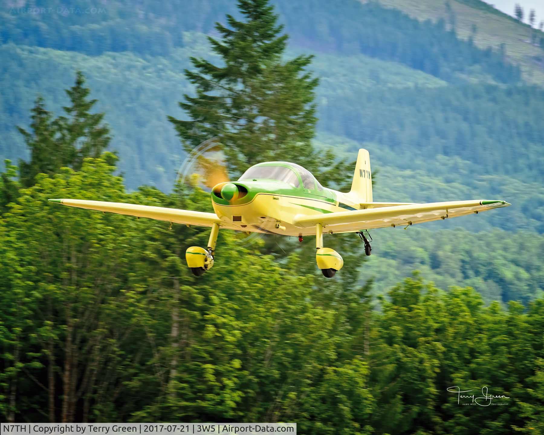 N7TH, 1974 Piel CP-305 Emeraude C/N 1395, 2017 North Cascades Vintage Aircraft Museum Fly-In