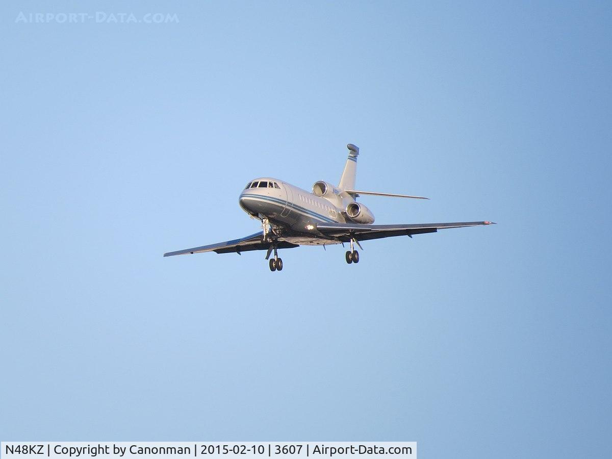 N48KZ, 2001 Dassault Falcon 900C C/N 191, Headed West